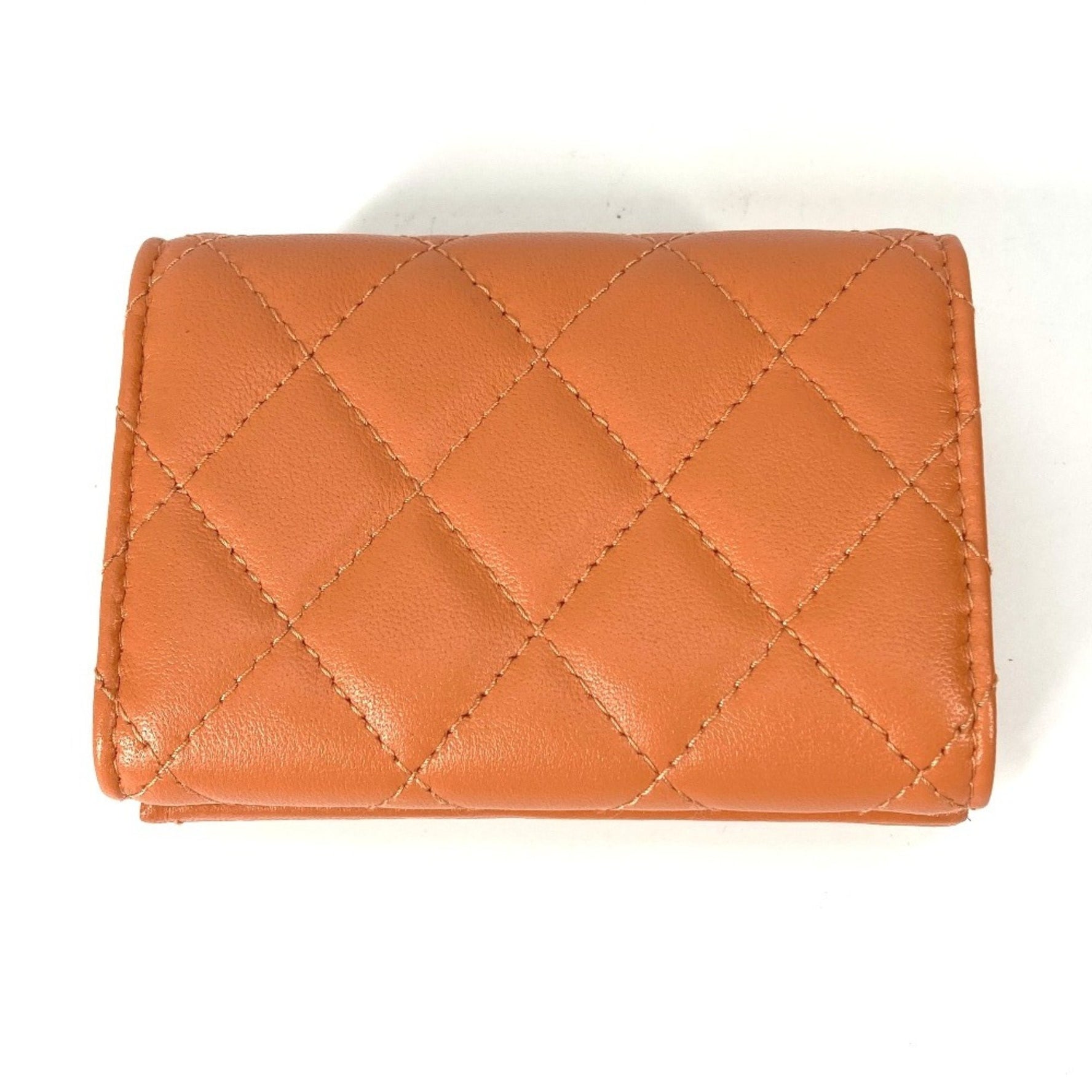 Chanel CC Mark Compact wallet Trifold wallet GoldHardware