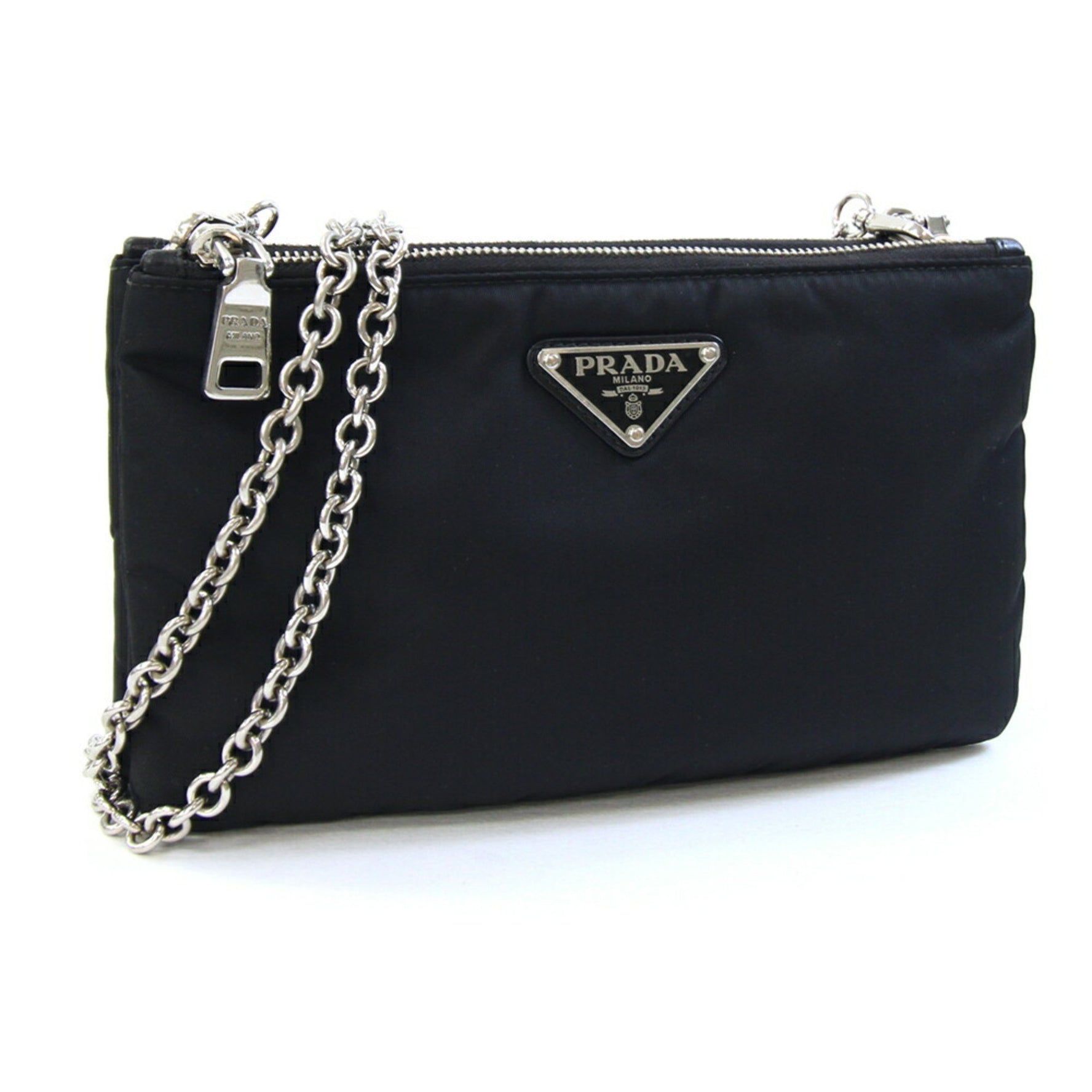 Prada Shoulder Bag Nylon Chain Pochette