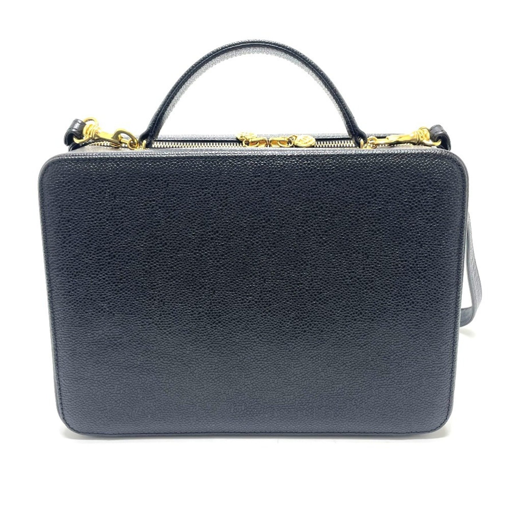 CHANEL Coco Mark Vanity Bag, Deka Coco, Shoulder Bag/Handbag, Caviar Skin