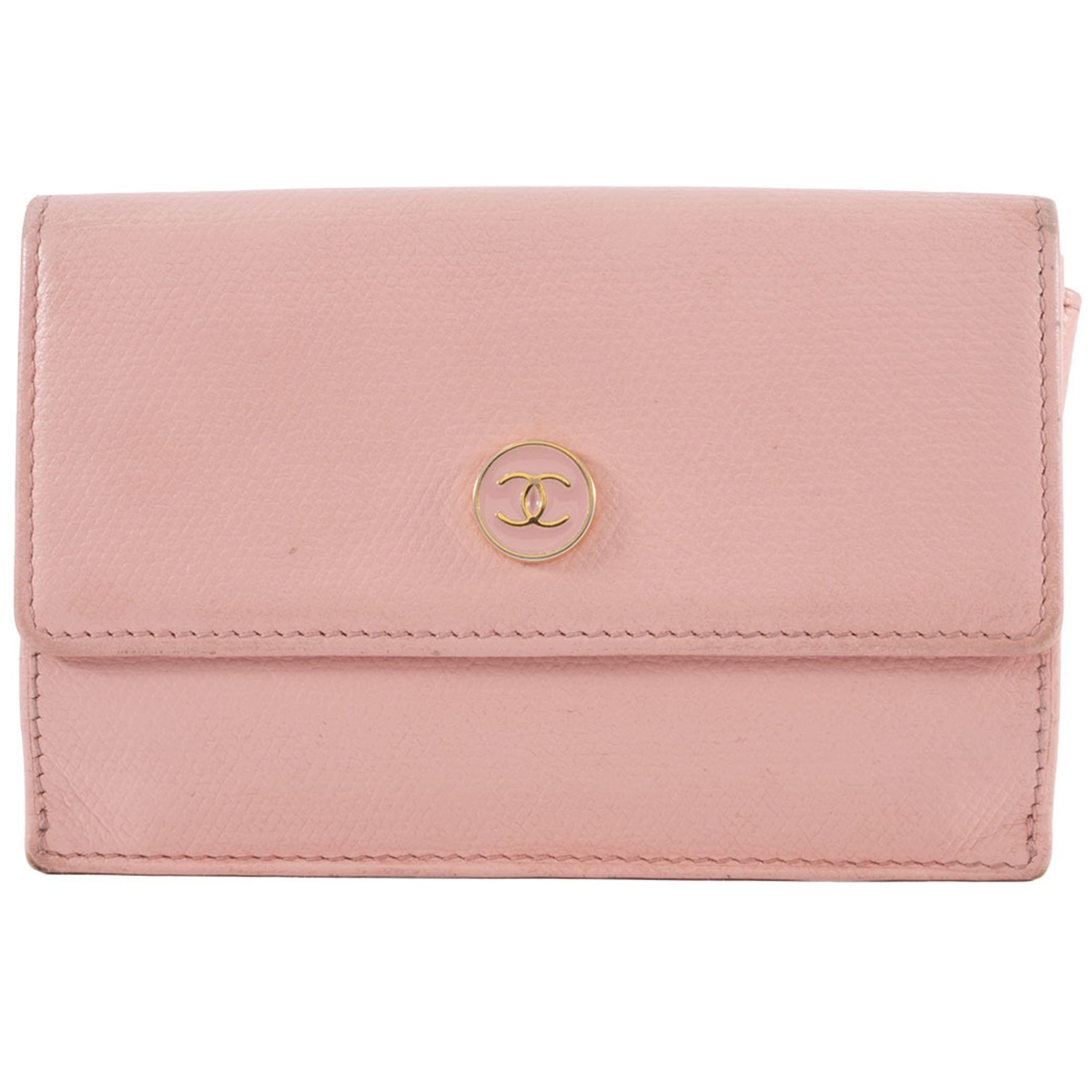 Chanel Coco Button Coin Case, Leather, Mark