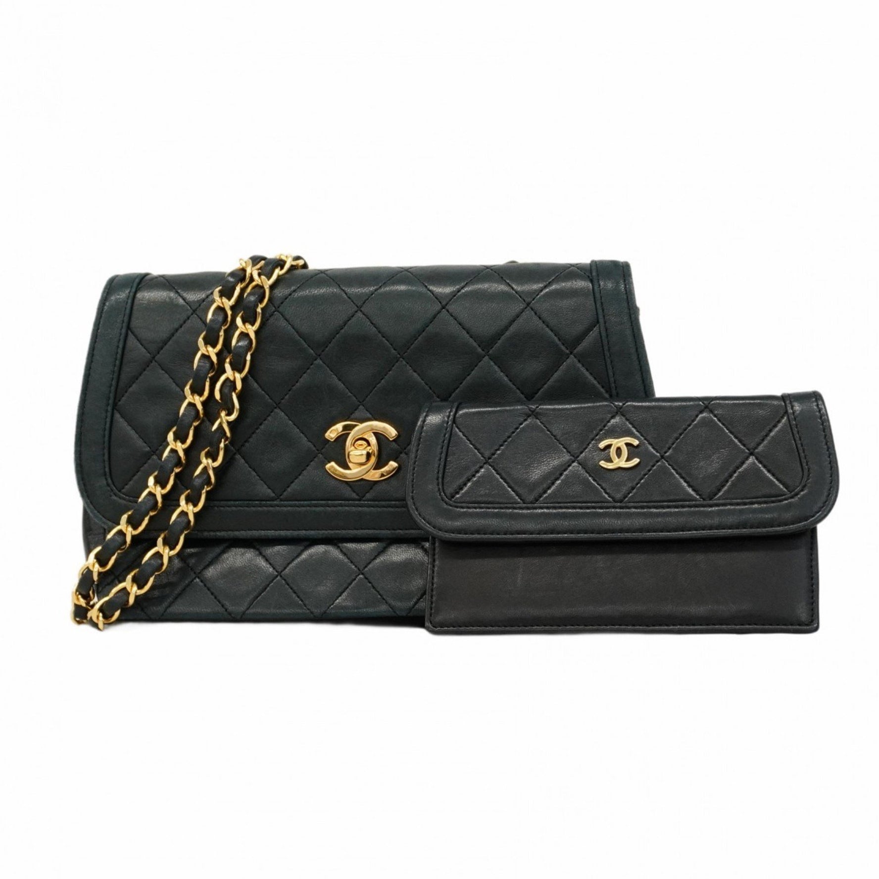 Chanel Matelasse Shoulder Bag with Chain Bag, Lambskin