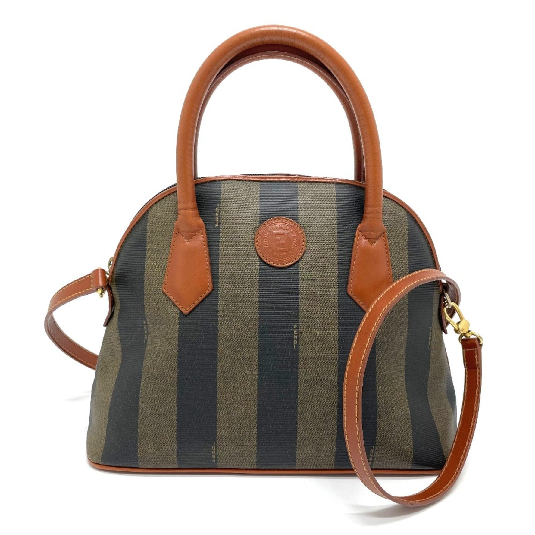 Fendi Pecan Shoulder Bag Hand Bag BrownBased