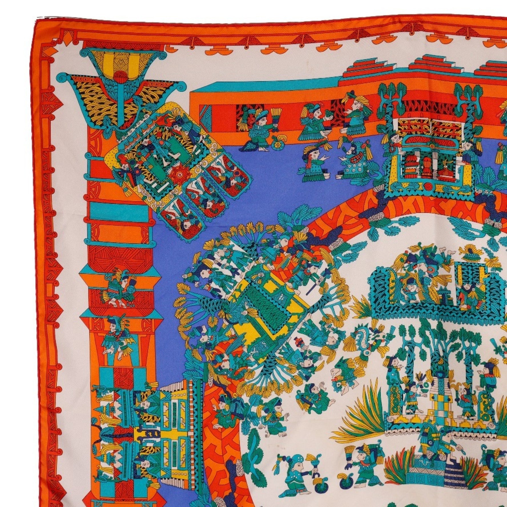 Hermes Carre 90 Scarf Muffler ASTRES et SOLEILS Celestial Bodies and Sun Silk