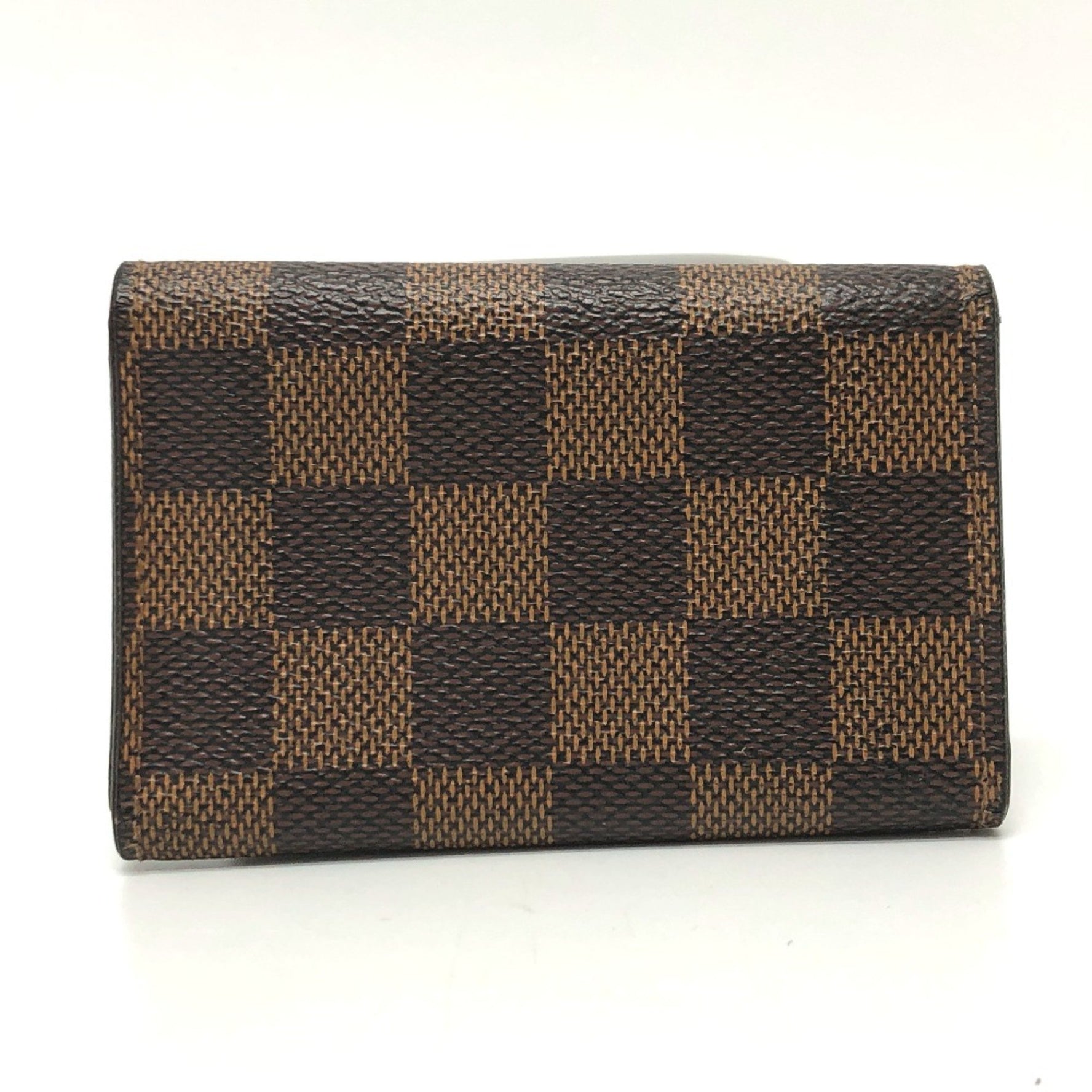 Louis Vuitton Damier 6 key case Key Case Ebene GoldHardware