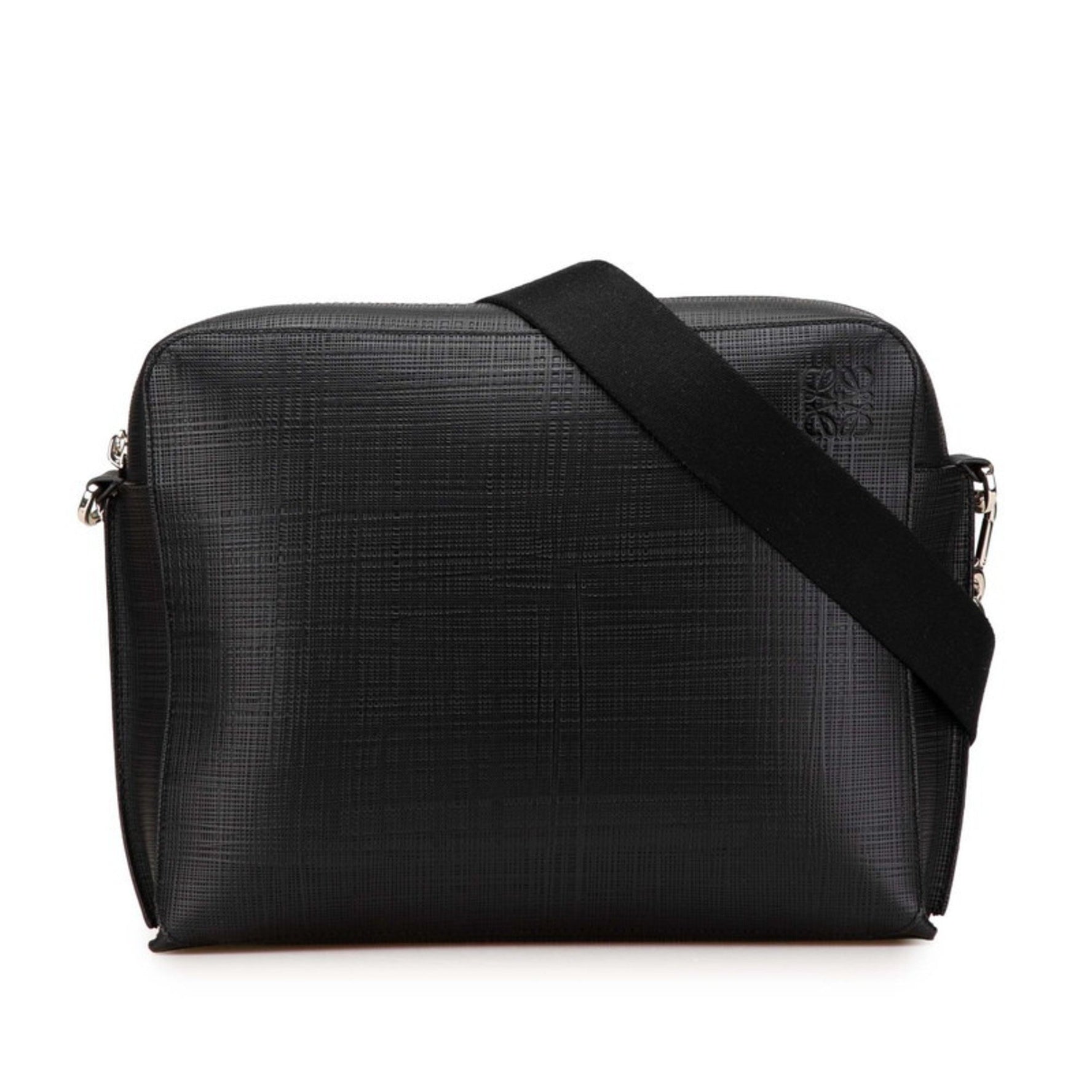 LOEWE Anagram Logo Shoulder Bag in Leather