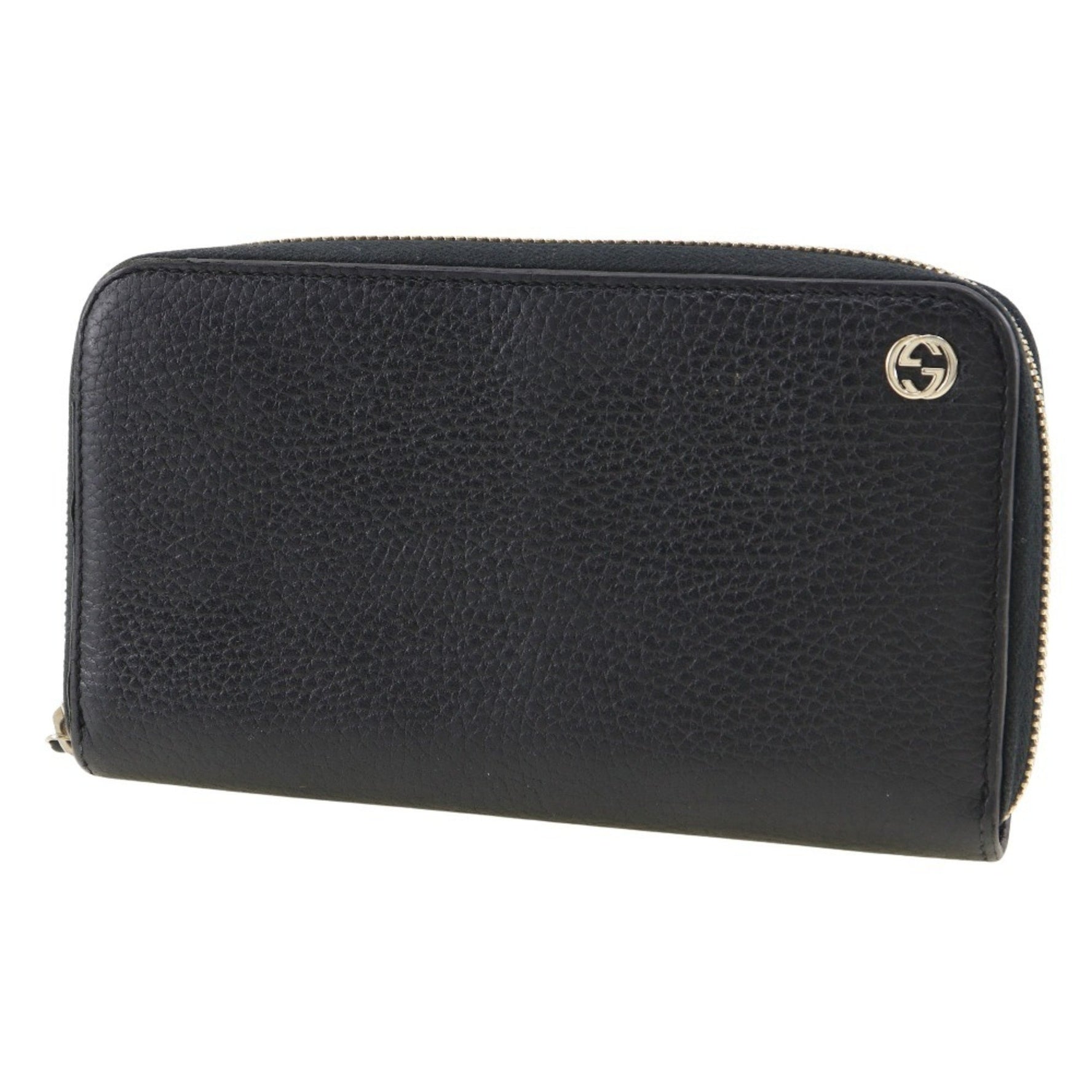 GUCCI Interlocking Long Wallet Leather Unisex