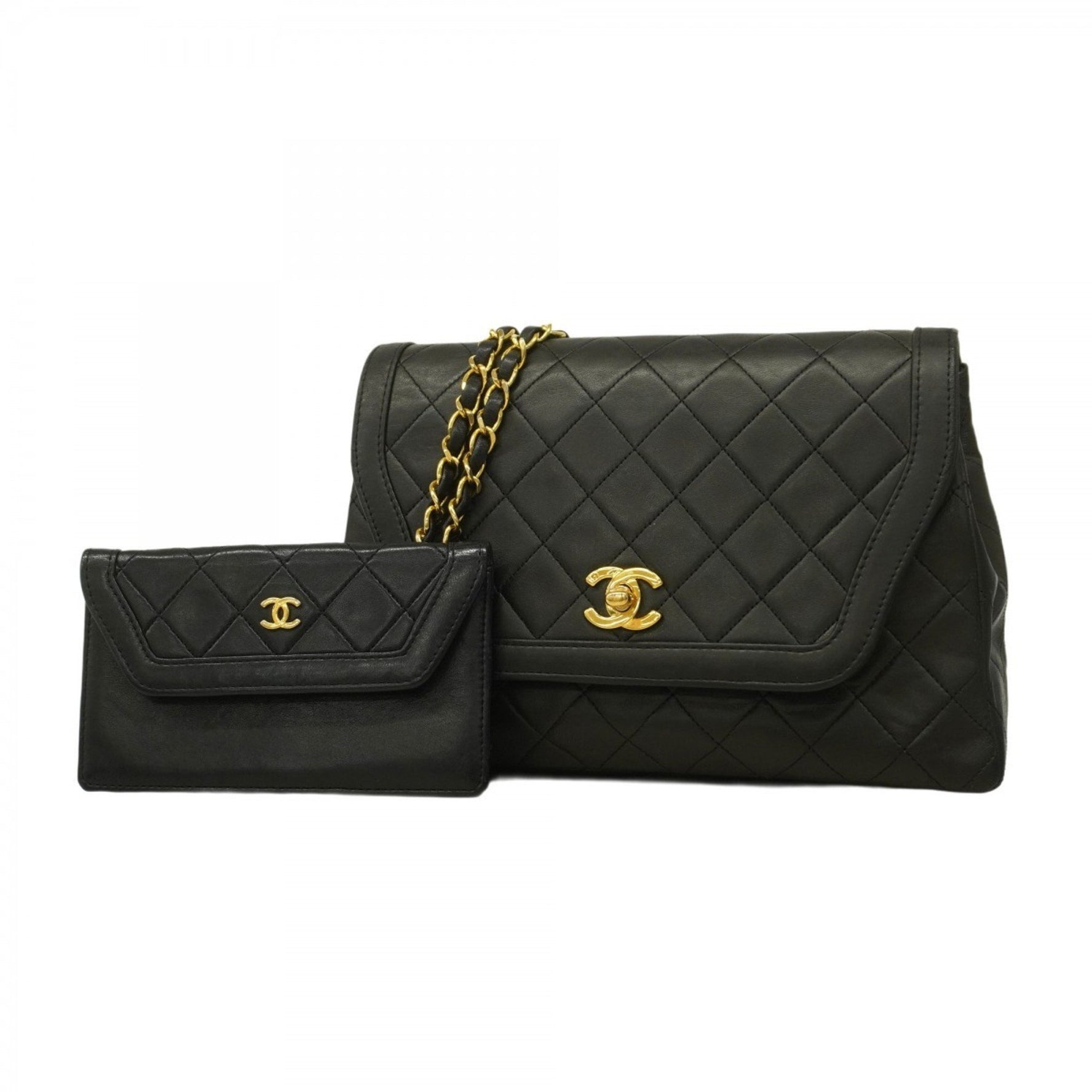 Chanel Matelasse Shoulder Bag with Chain Bag, Lambskin