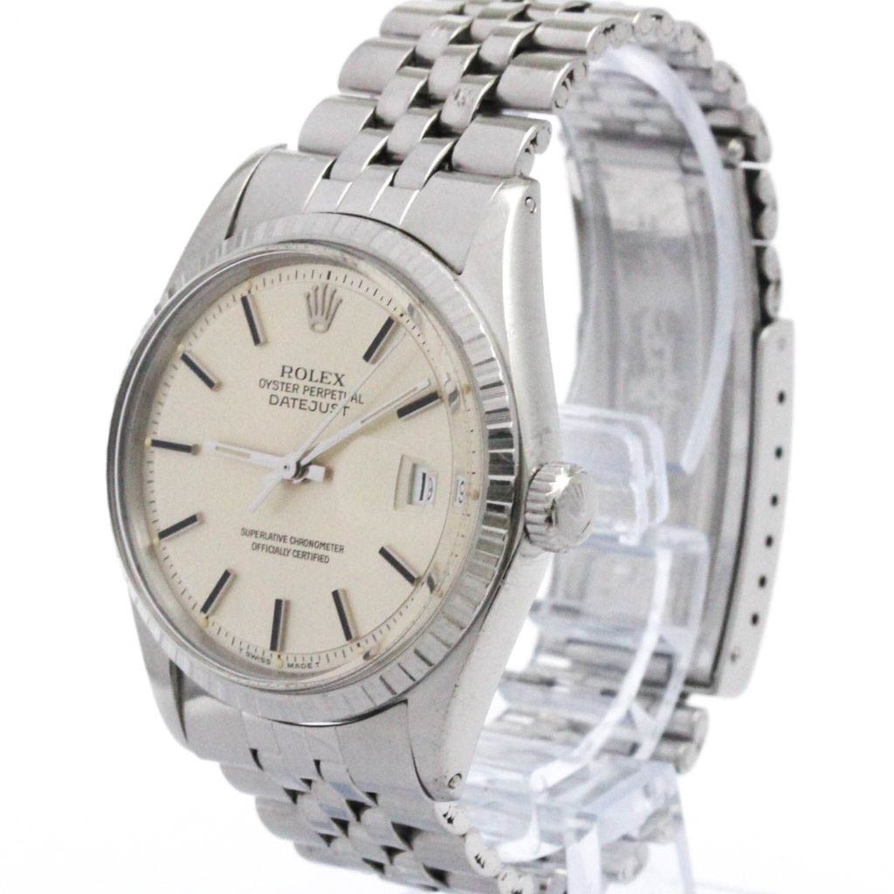 ROLEX Datejust 1603 Stainless Steel Automatic Watch Vintage