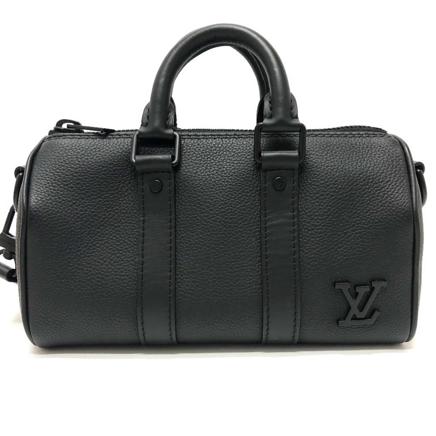 Louis Vuitton Aerogram Keepall XS Shoulder Bag/Mini Boston Bag in Taurillon Leather