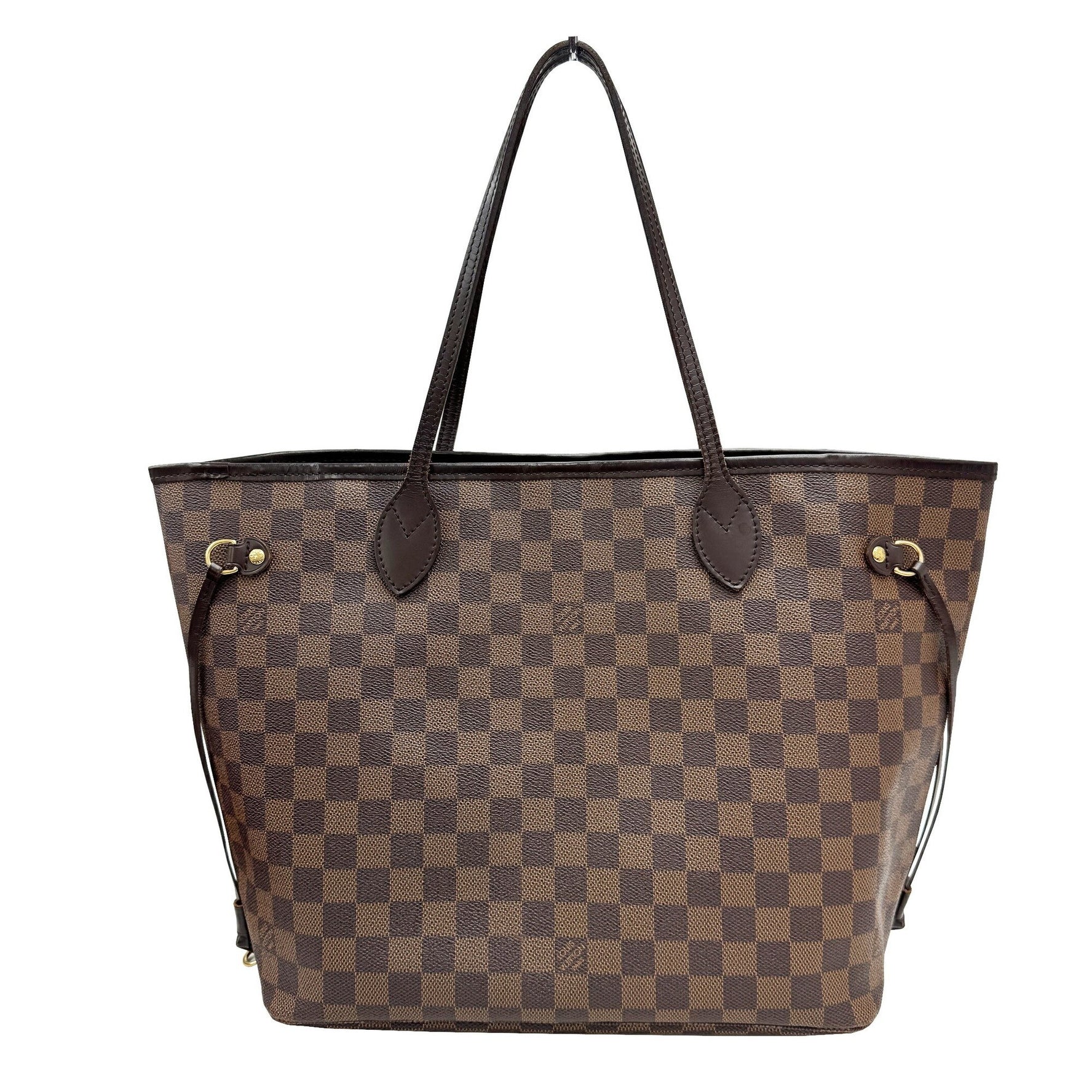 LOUIS VUITTON Neverfull MM Monogram Tote Bag Damier Ebene LV
