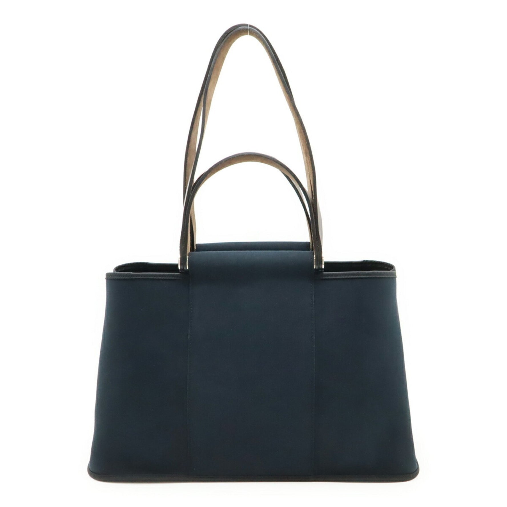 HERMES Cabag Elan PM Tote Bag, Handbag, Shoulder Toile Officier Leather, □M Stamped