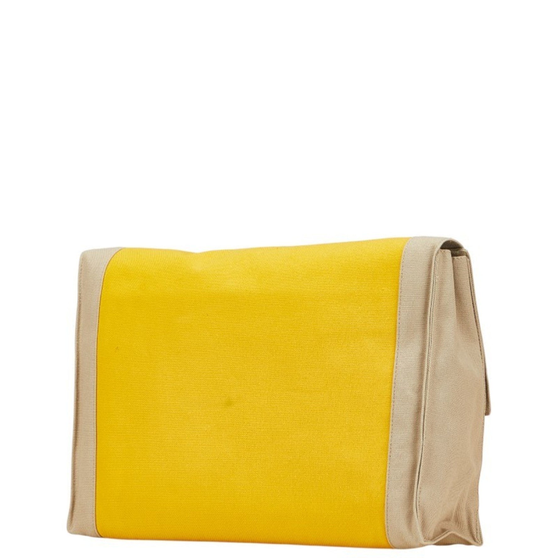Hermes Tapidsel Clutch Bag/Second Bag Canvas