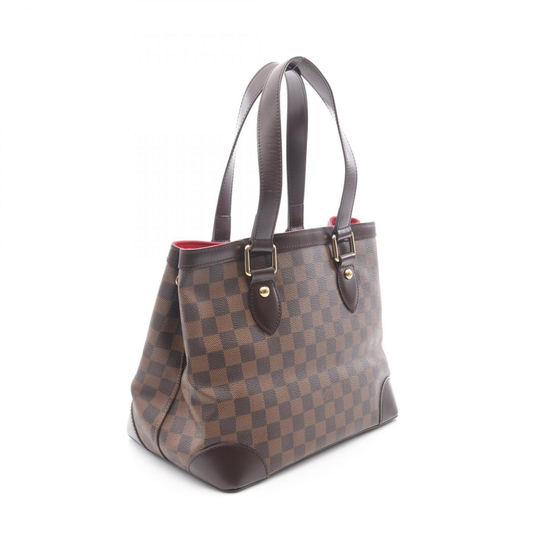 Louis Vuitton Hampstead PM Tote Bag, Coated Canvas, Leather, Damier