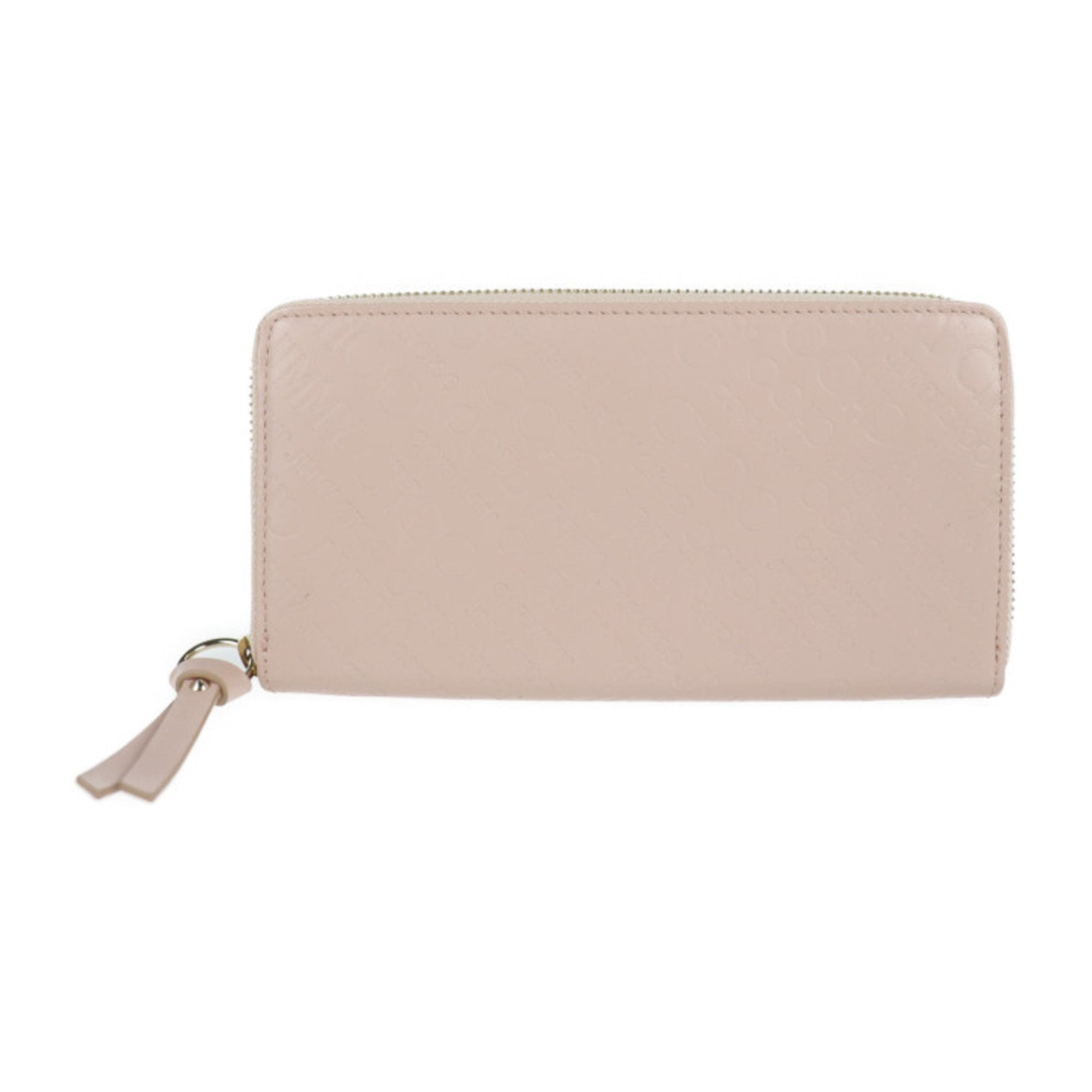 Jimmy Choo PIPPA OLEL Long Wallet Embossed Leather Powder Round Zip