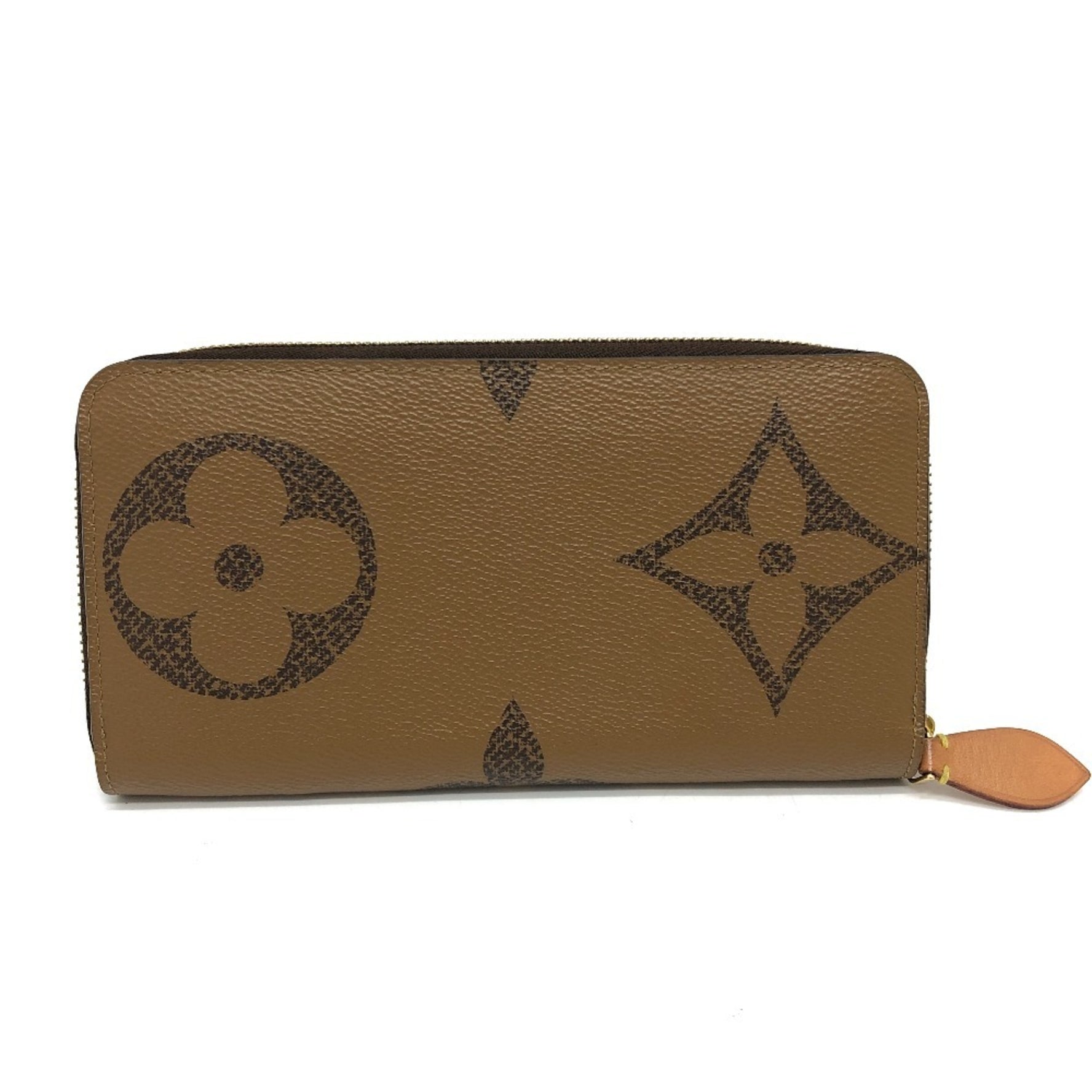Louis Vuitton Monogram Giant Zippy Wallet Long Reverse Canvas
