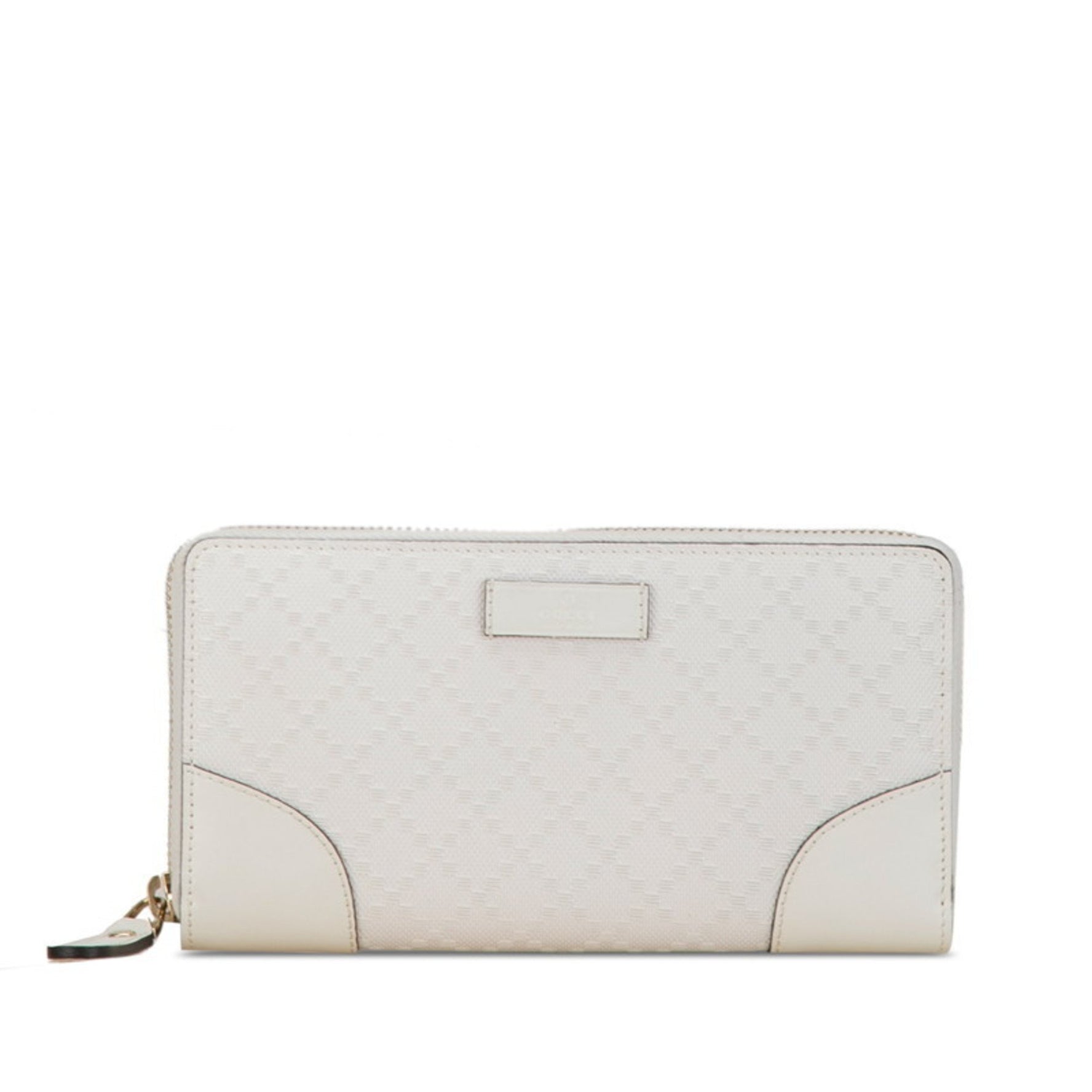Gucci Diamante Round Long Wallet PVC Leather