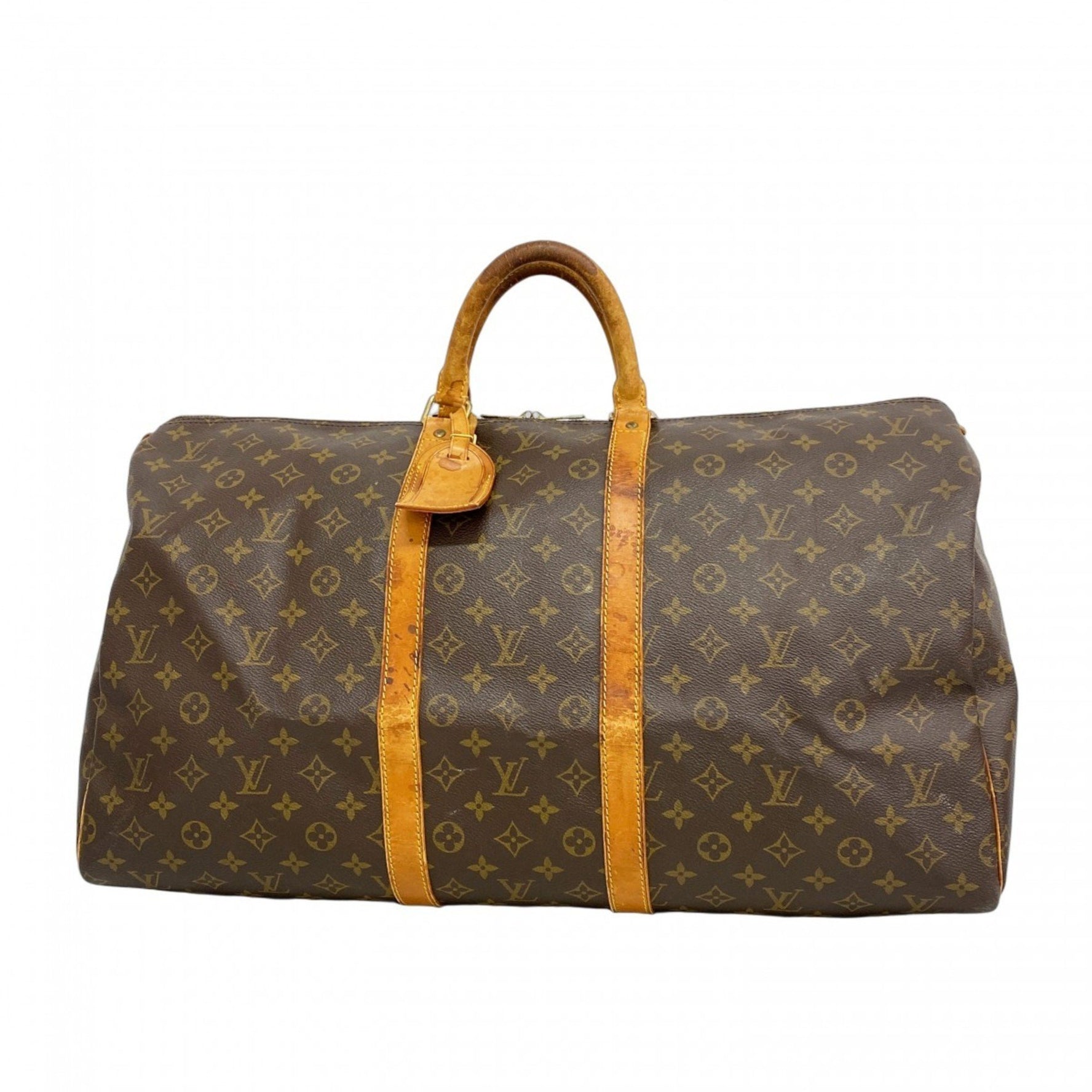 Louis Vuitton Monogram Keepall 55 Boston Bag Men's and