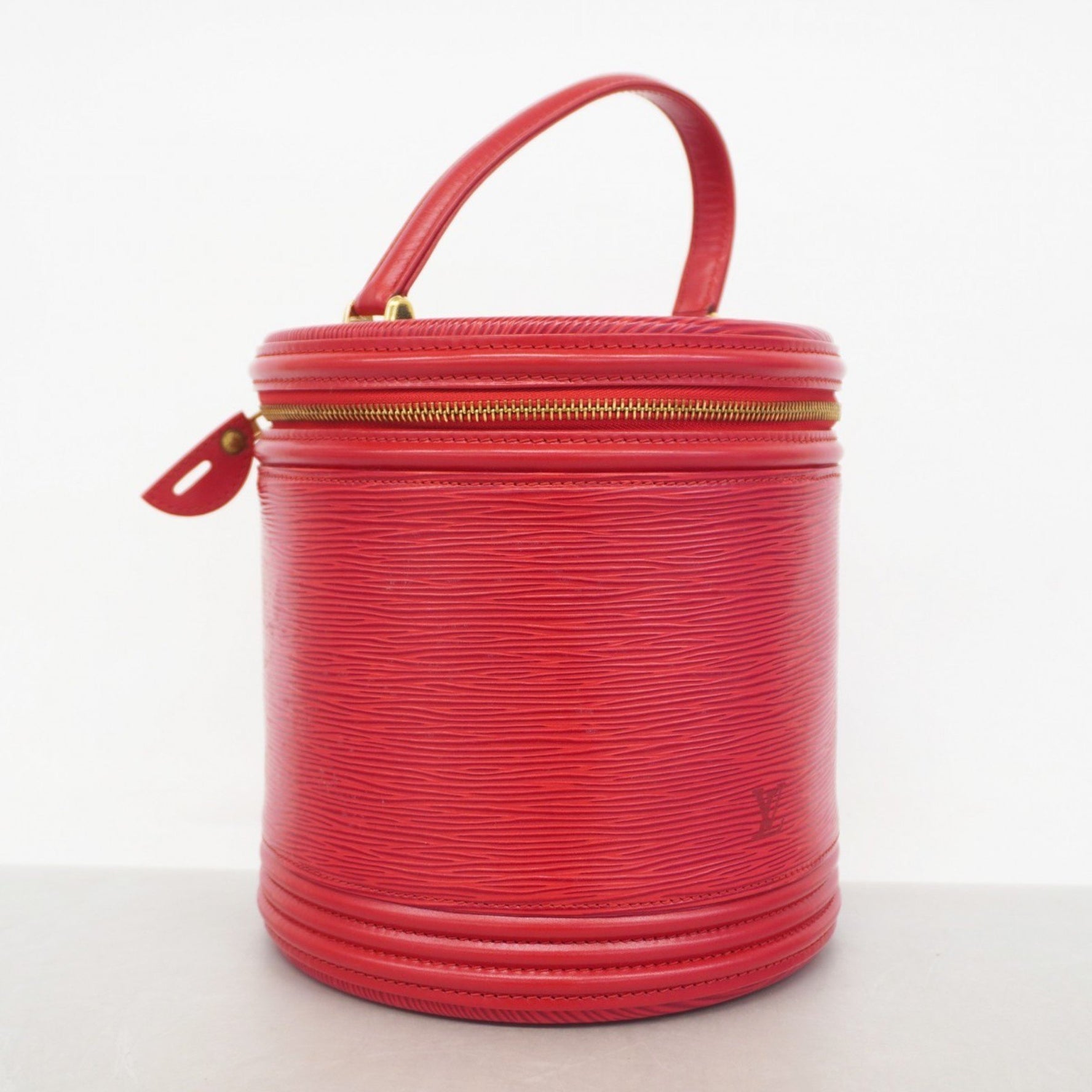 Louis Vuitton Epi Cannes Handbag Castilian Red