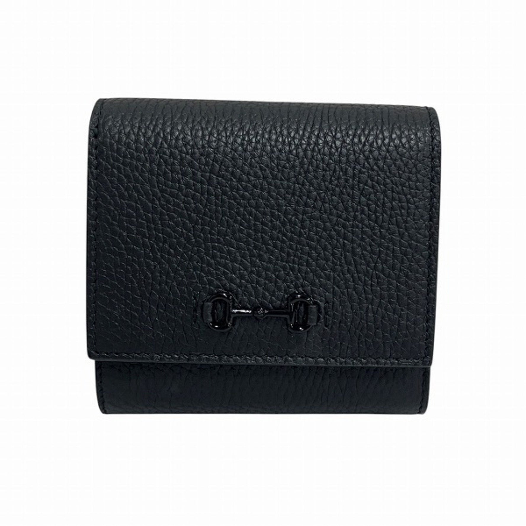 GUCCI Horsebit Compact Wallet Bi-fold