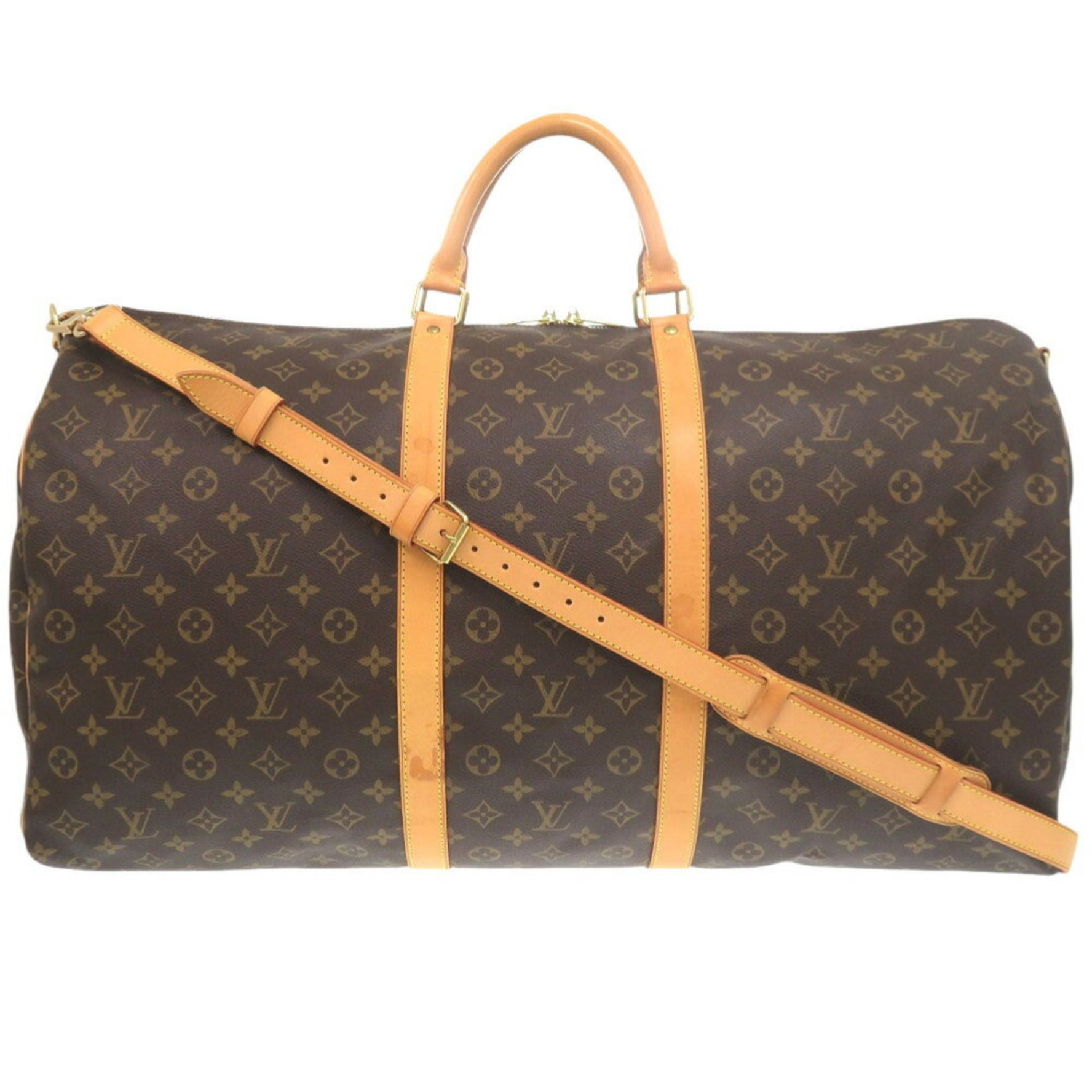 Louis Vuitton Keepall Bandouliere 60 Monogram Boston Bag LV 0665