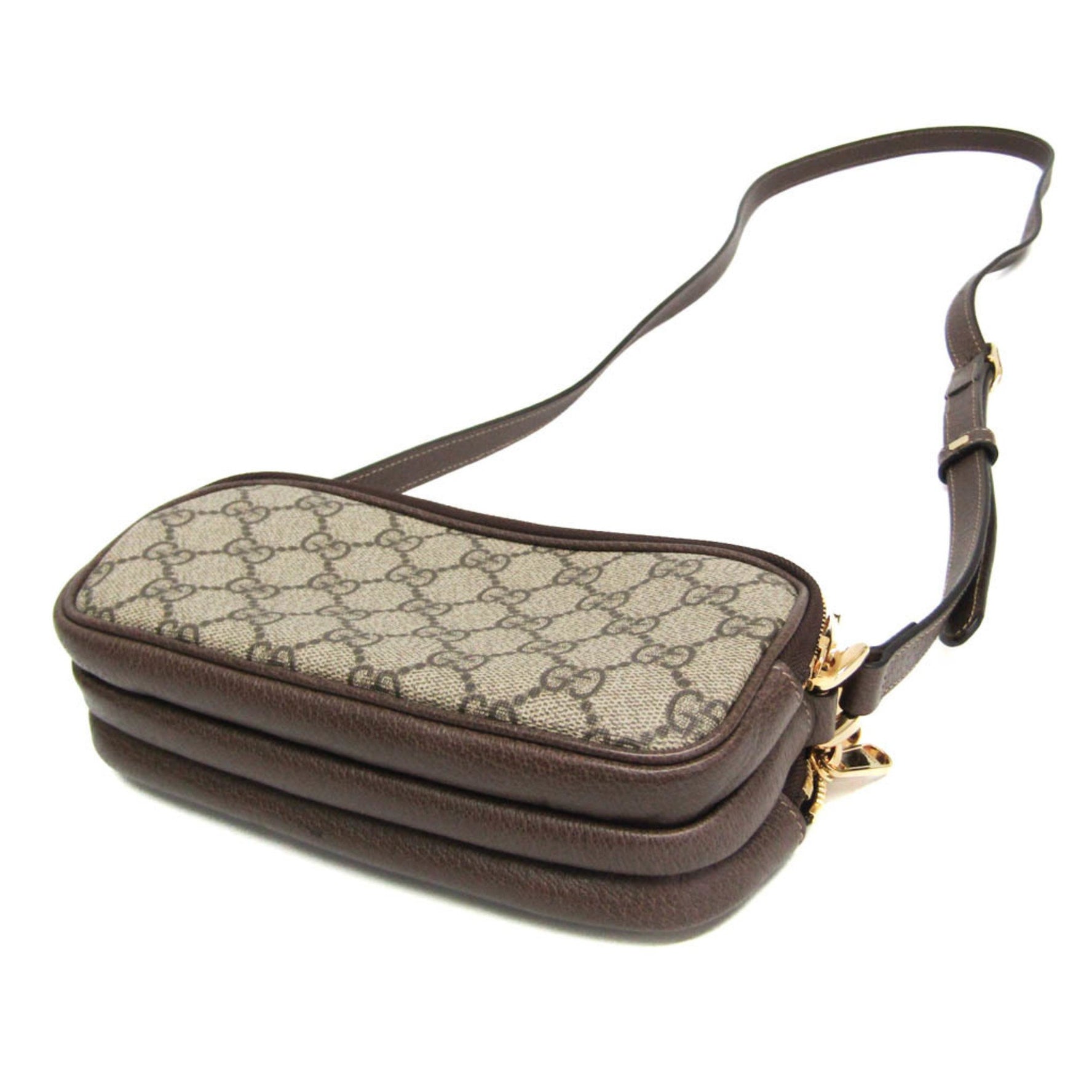 Gucci Ophidia Mini Bag Leather,GG Supreme Shoulder Bag Beige,Brown
