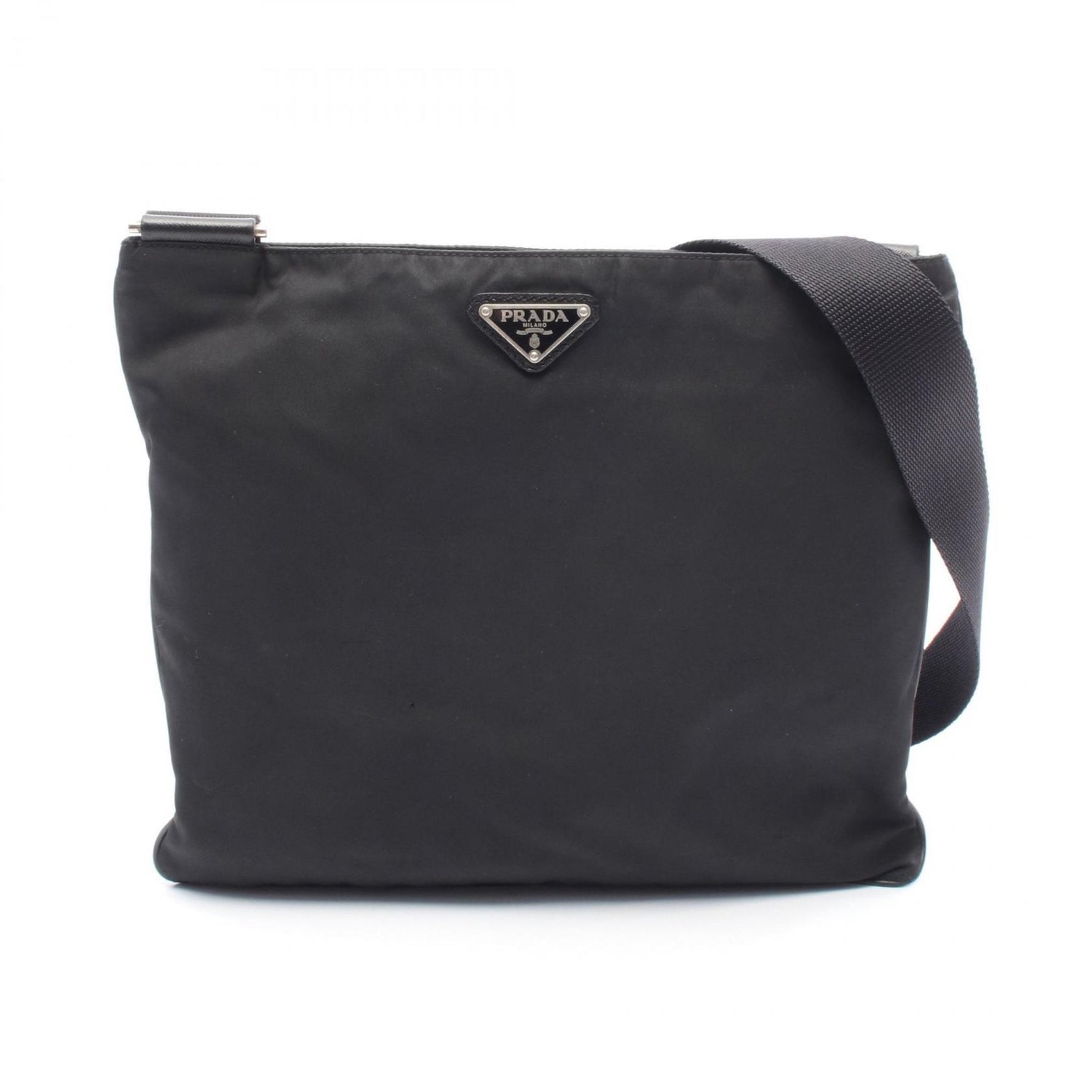 PRADA Shoulder Bag Nylon Leather