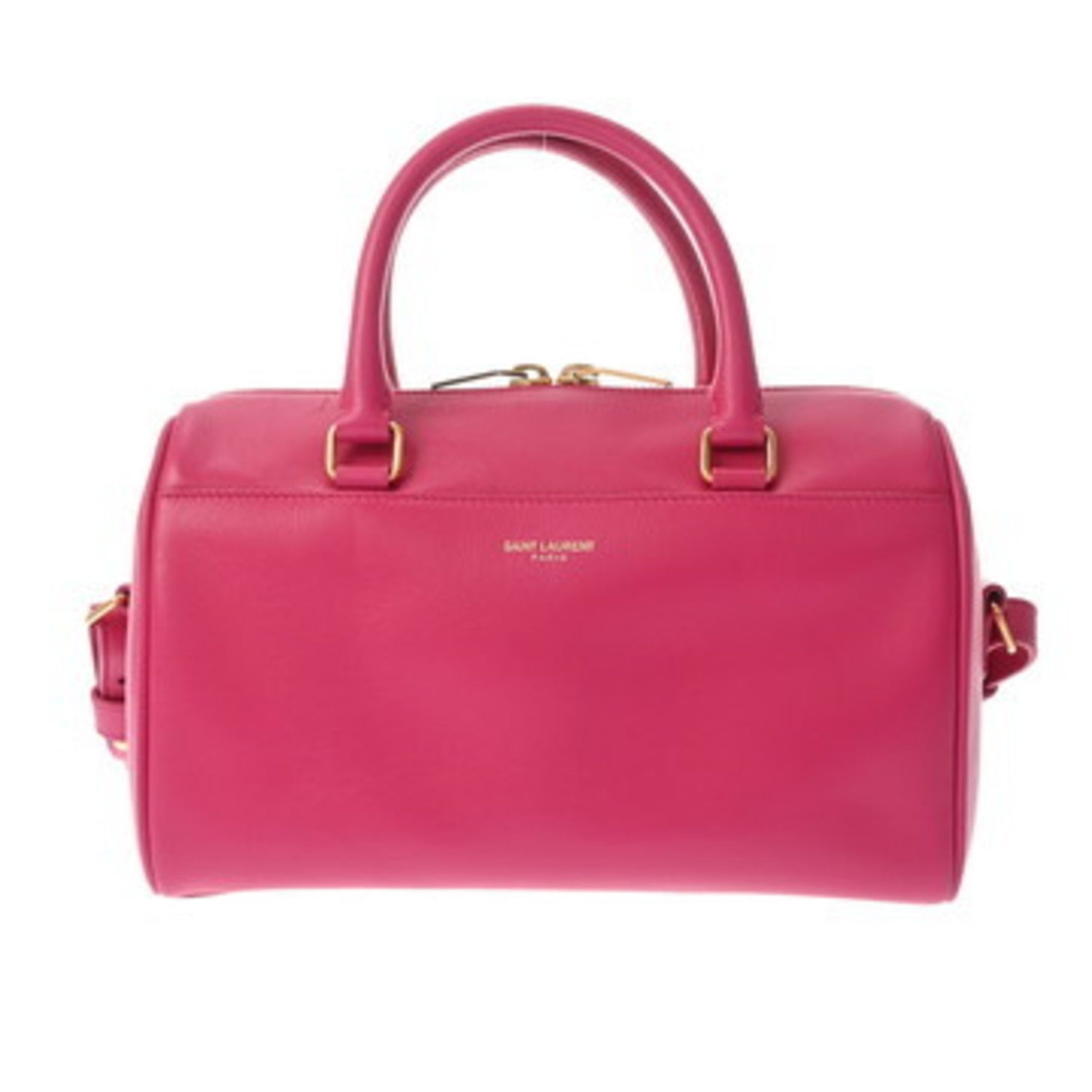 SAINT LAURENT Baby Duffle Shoulder Bag, Leather Bag