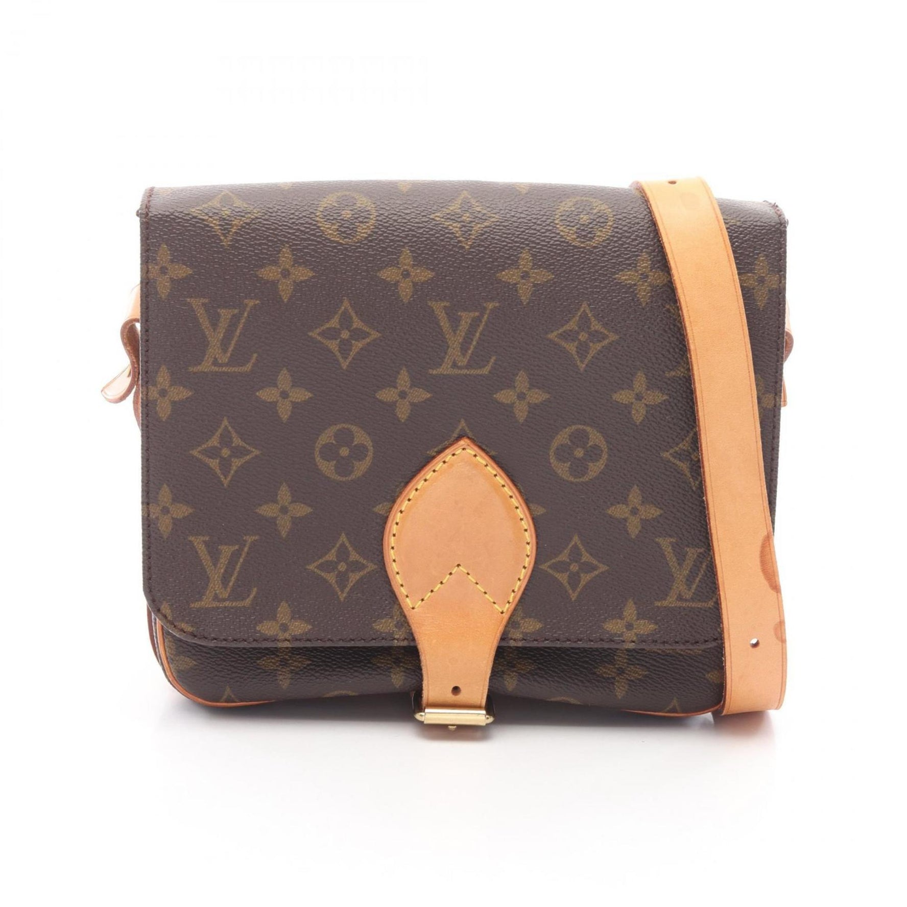 Louis Vuitton Cartesiere MM Shoulder Bag, PVC-Coated Canvas and Leather, Monogram