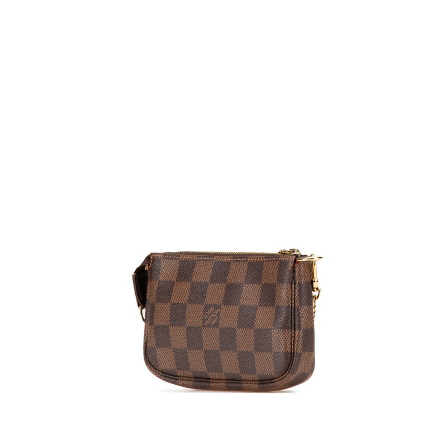 Louis Vuitton Damier Mini Pochette Accessory Pouch Leather