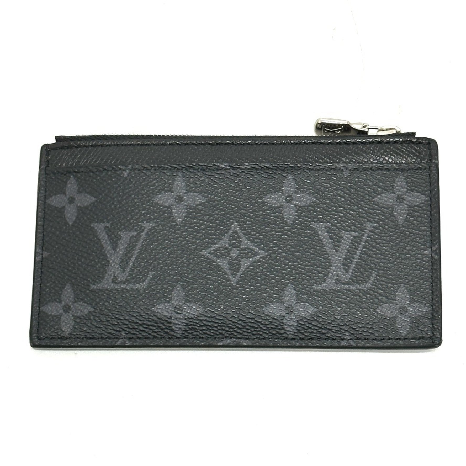 Louis Vuitton Coin Card Holder Wallet/Coin Case Monogram Eclipse Canvas