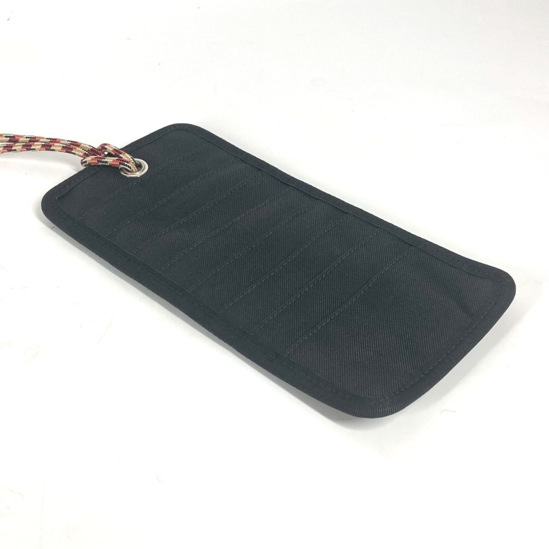 BURBERRY Business card holder with neck strap, case, pass pouch, nylon, men's