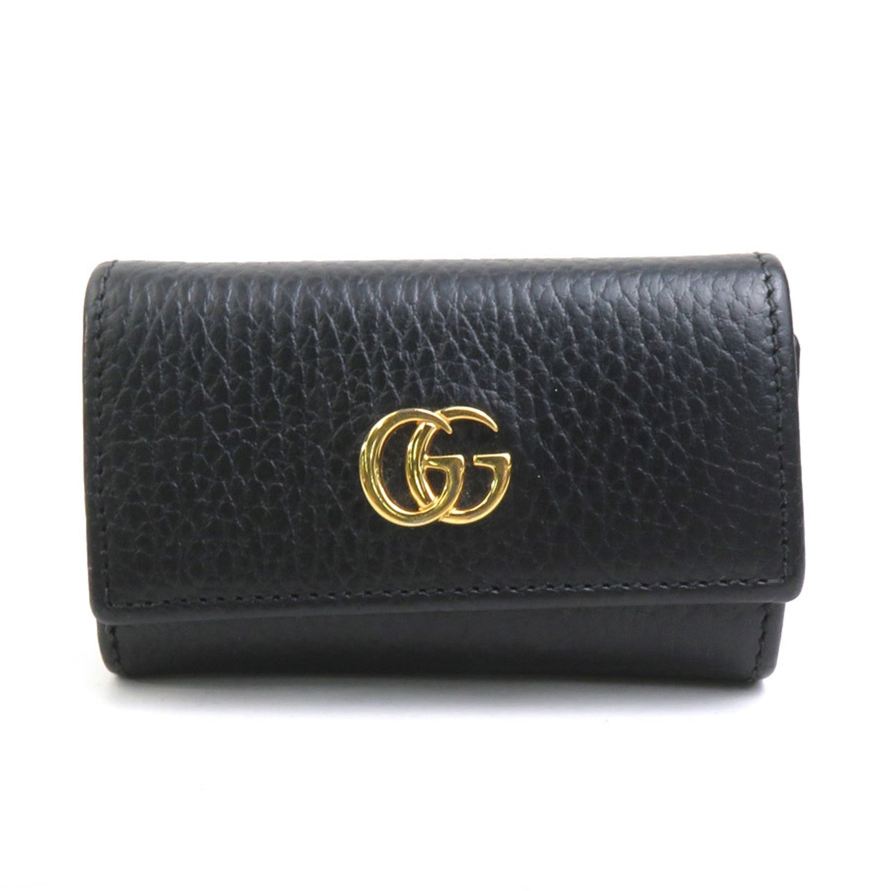 GUCCI GG Marmont Leather Key Case, Accessory, Men's