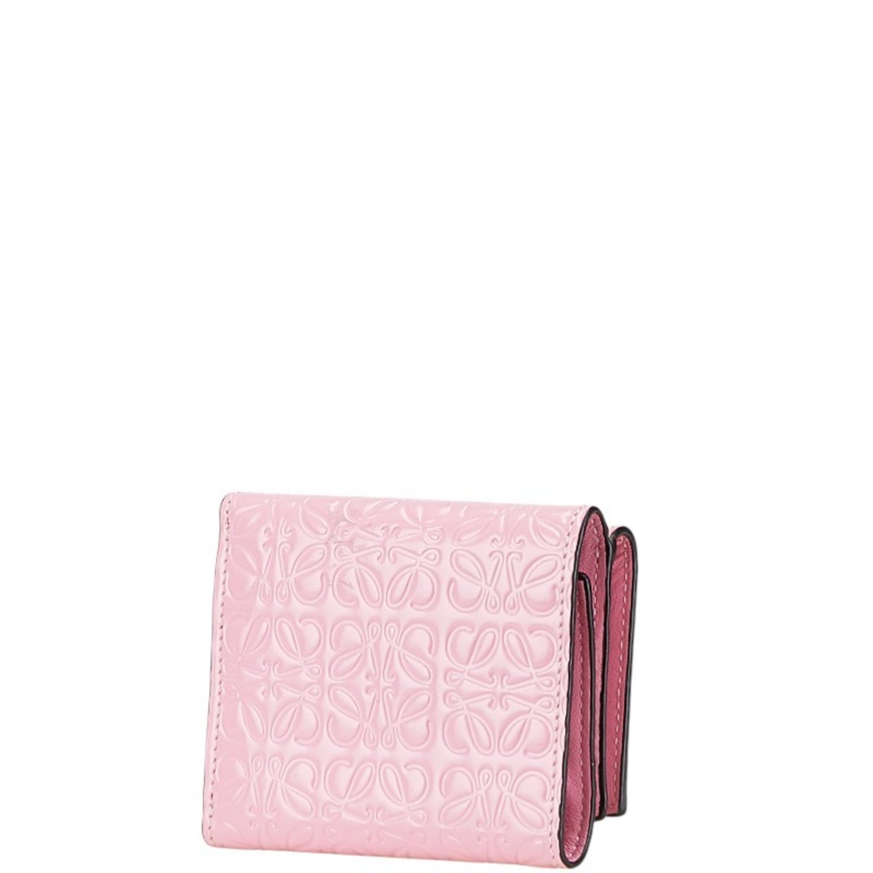 LOEWE Anagram Tri-fold Wallet Leather