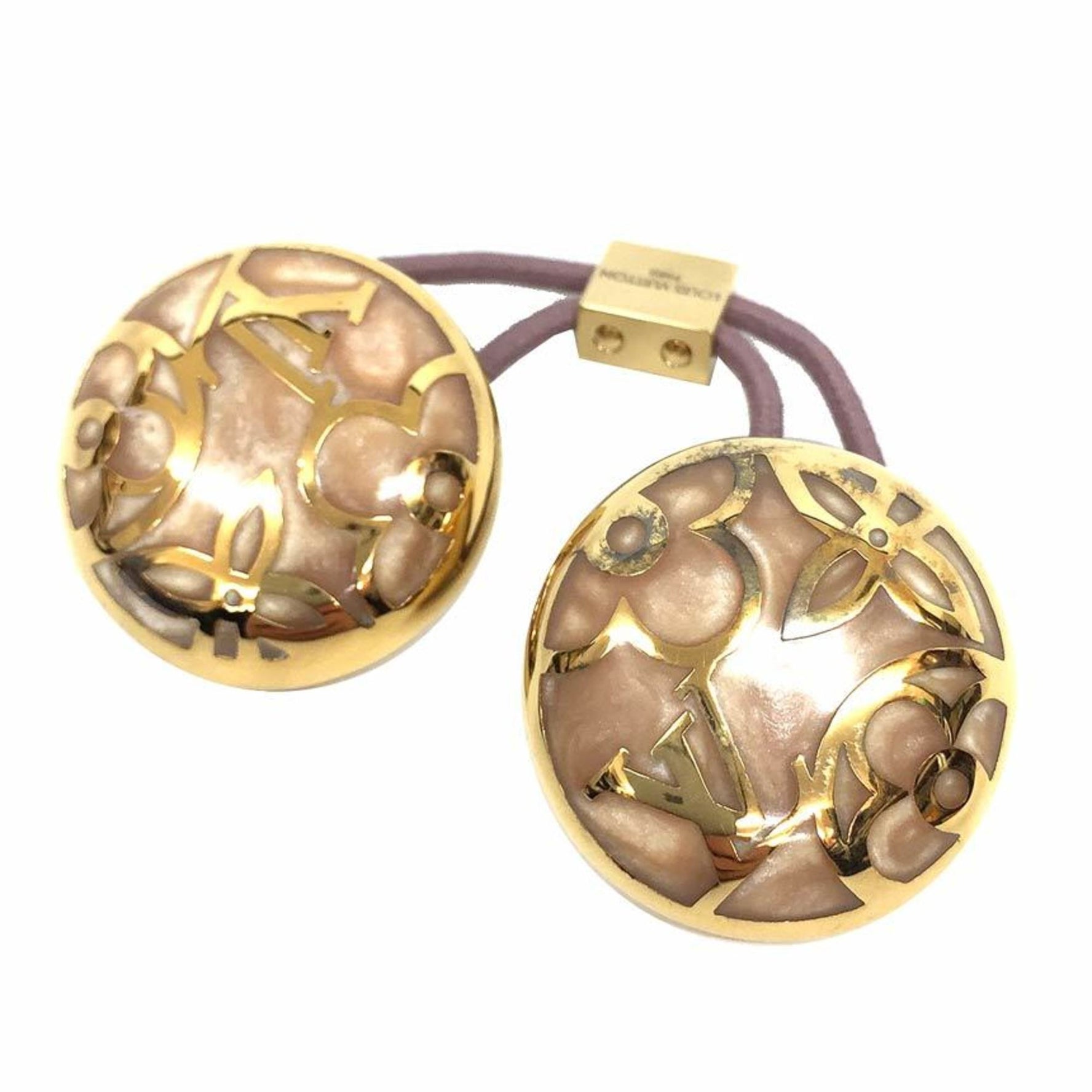 Louis Vuitton Hair Tie Cube Celeste