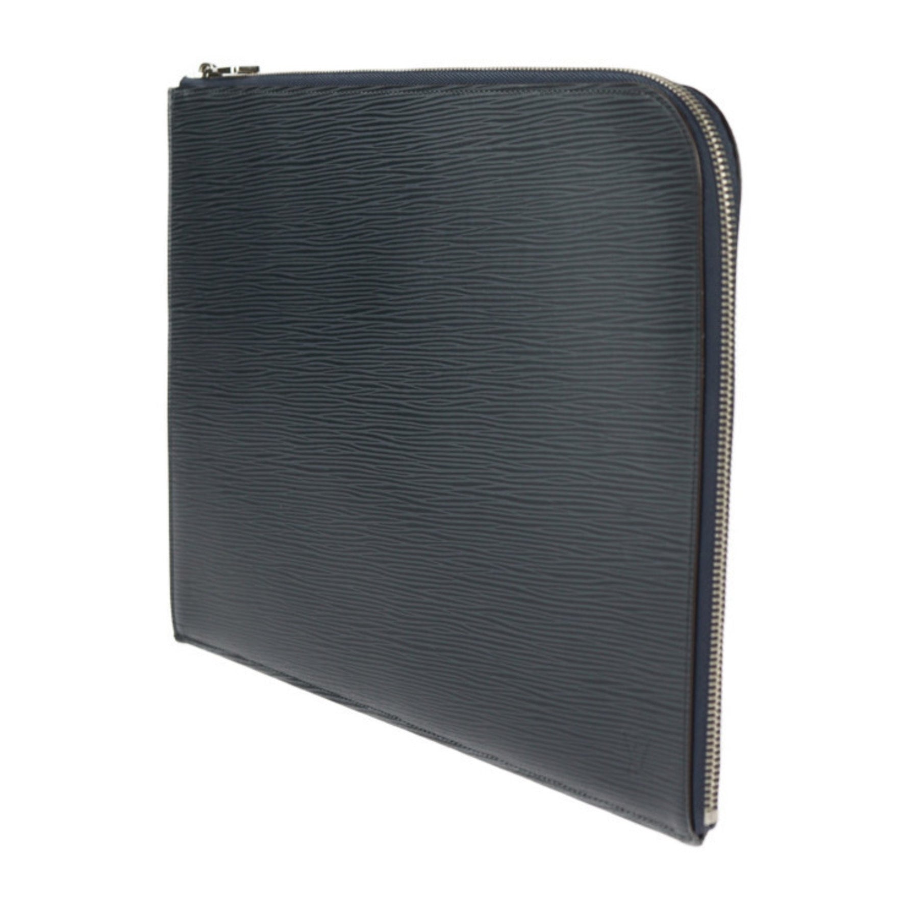 Louis Vuitton Pochette Jour GM Epi Second Bag Leather Blue Marine L-shaped Clutch Pouch