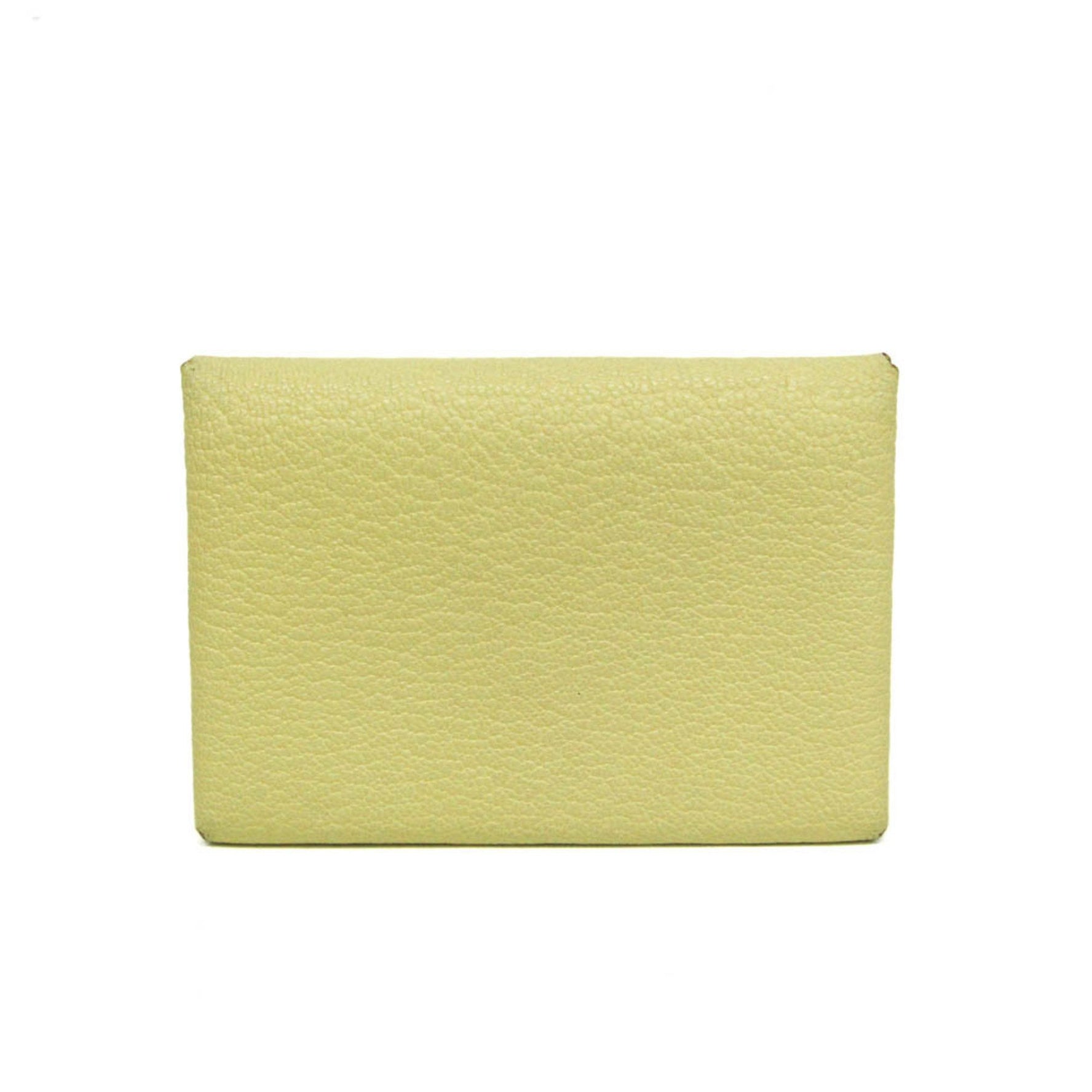 Hermes Calvi Duo Epsom Leather Card Case