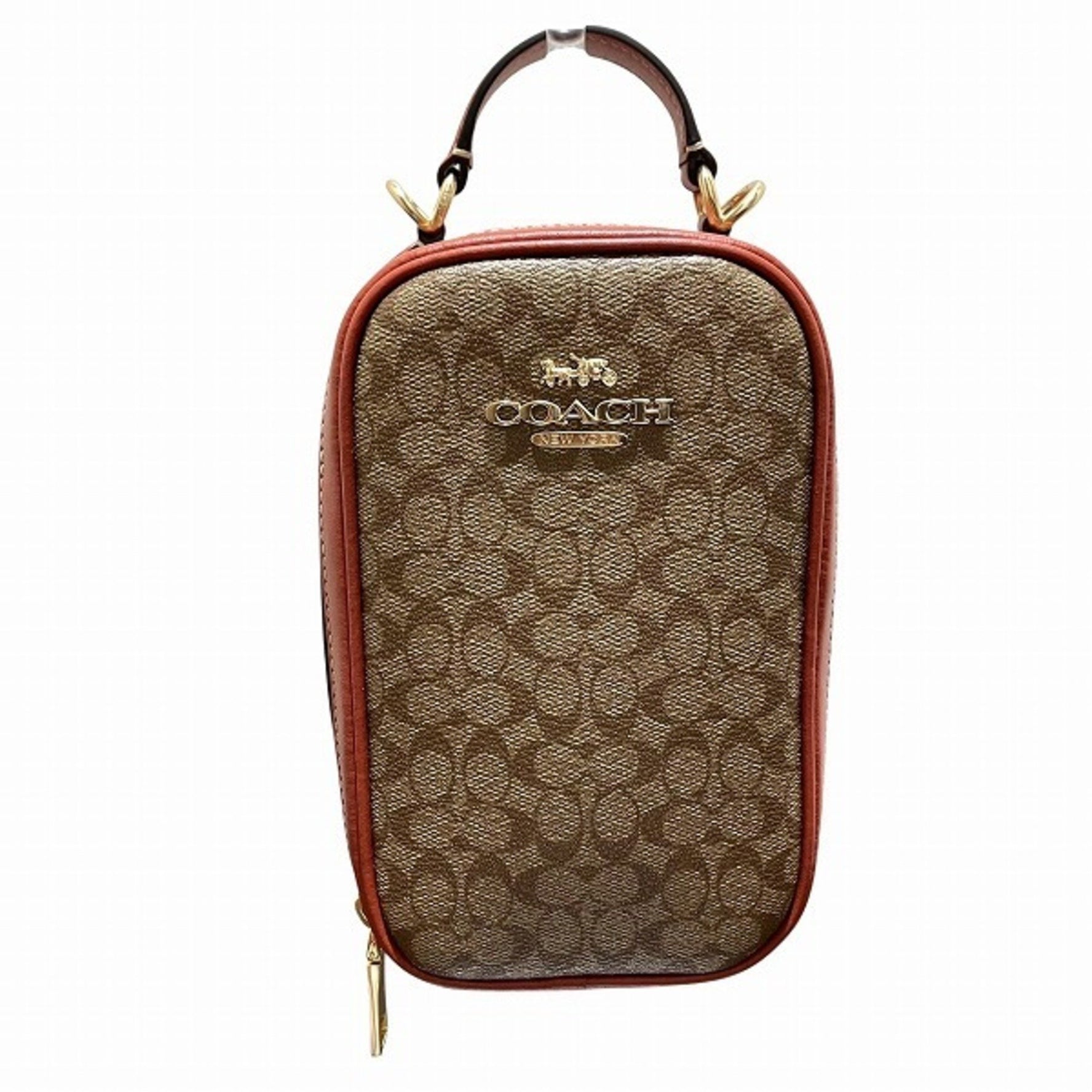 Coach Signature Eva Fawn Crossbody Bag Shoulder Handbag