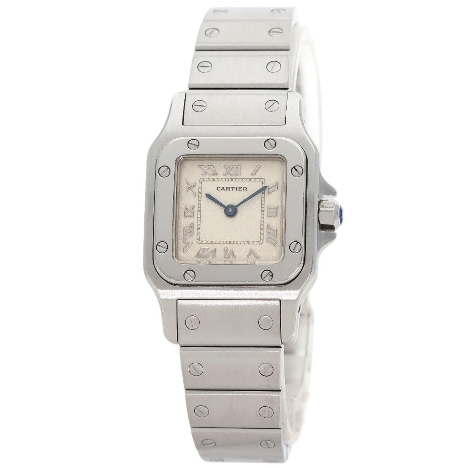 Cartier Santos Galbe SM Watch Stainless Steel SS Ladies