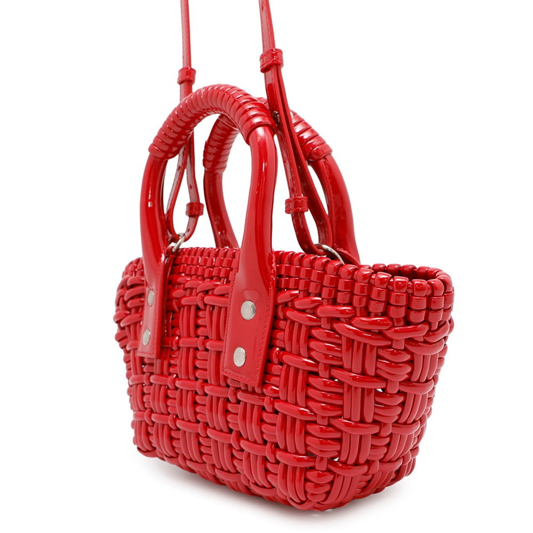 Balenciaga Handbag Bistro XXS Patent Shoulder Bag