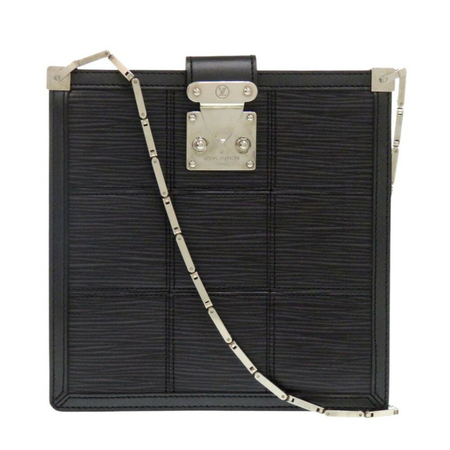 Louis Vuitton Mojito Epi Leather Shoulder Bag Black LV 1035