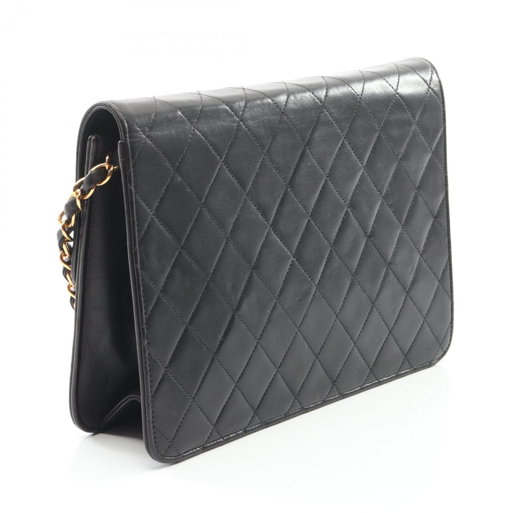 CHANEL Matelasse Shoulder Bag, Lambskin Leather