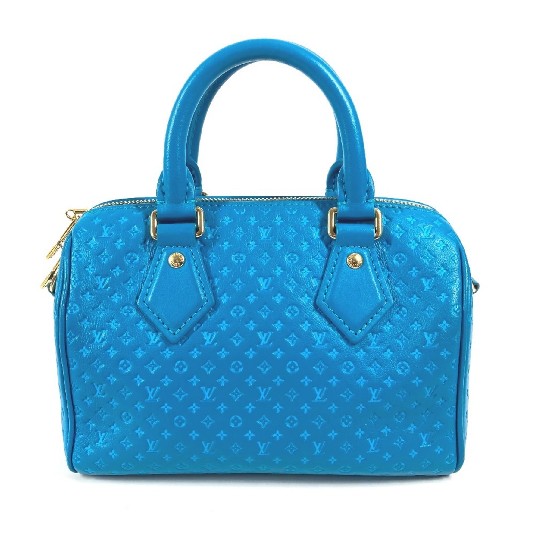 Louis Vuitton Monogram Nanogram Speedy Bandouliere Shoulder Bag Crossbody Handbag Calf Leather
