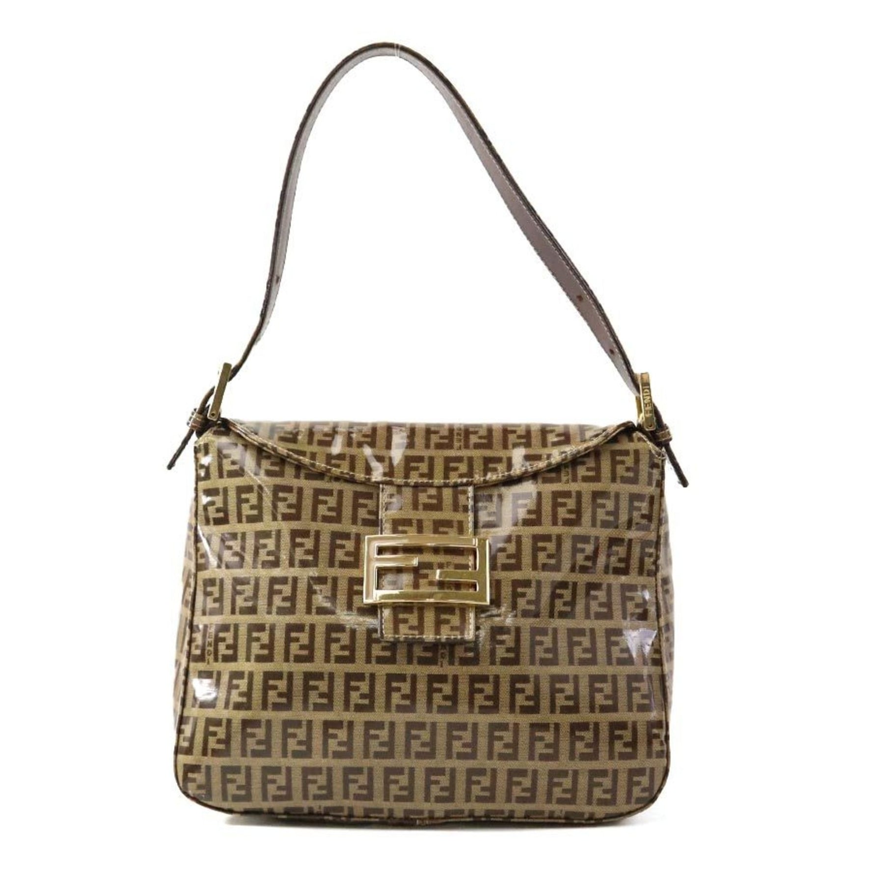 FENDI Shoulder Bag Zucchino Gold