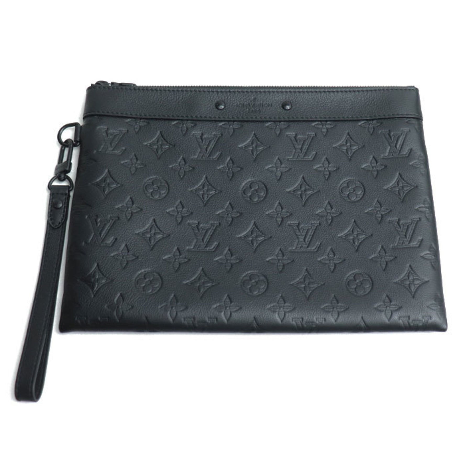 Louis Vuitton Pochette To Go Clutch Bag Monogram Shadow