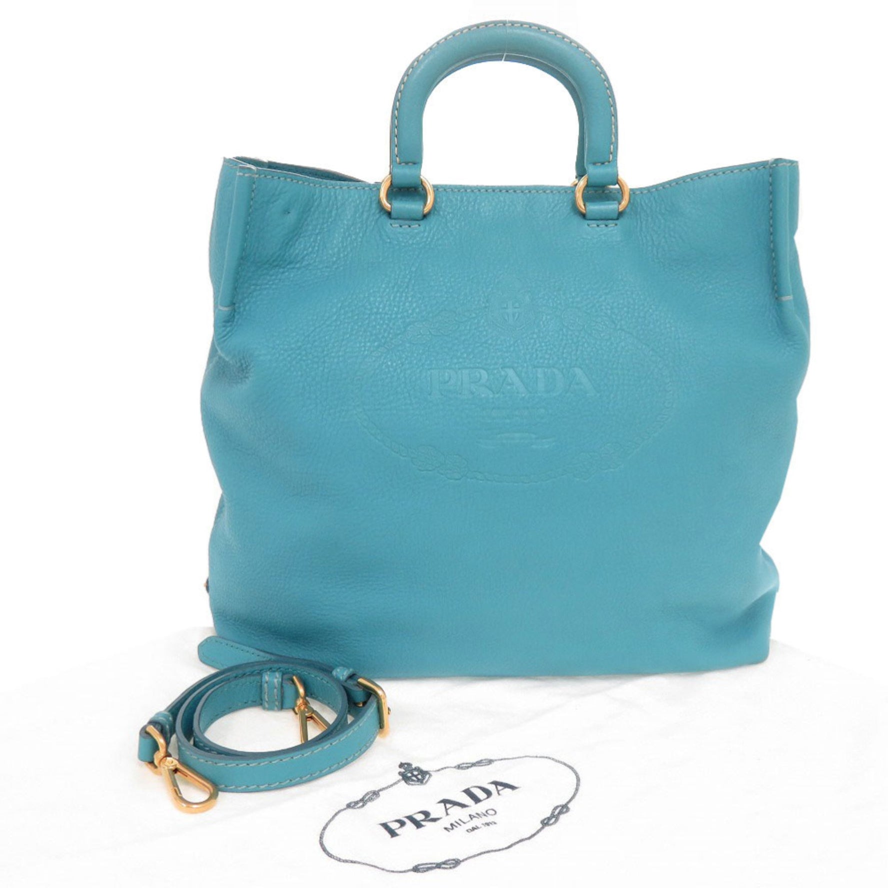 Prada Leather Tote Bag/Shoulder Bag 0099