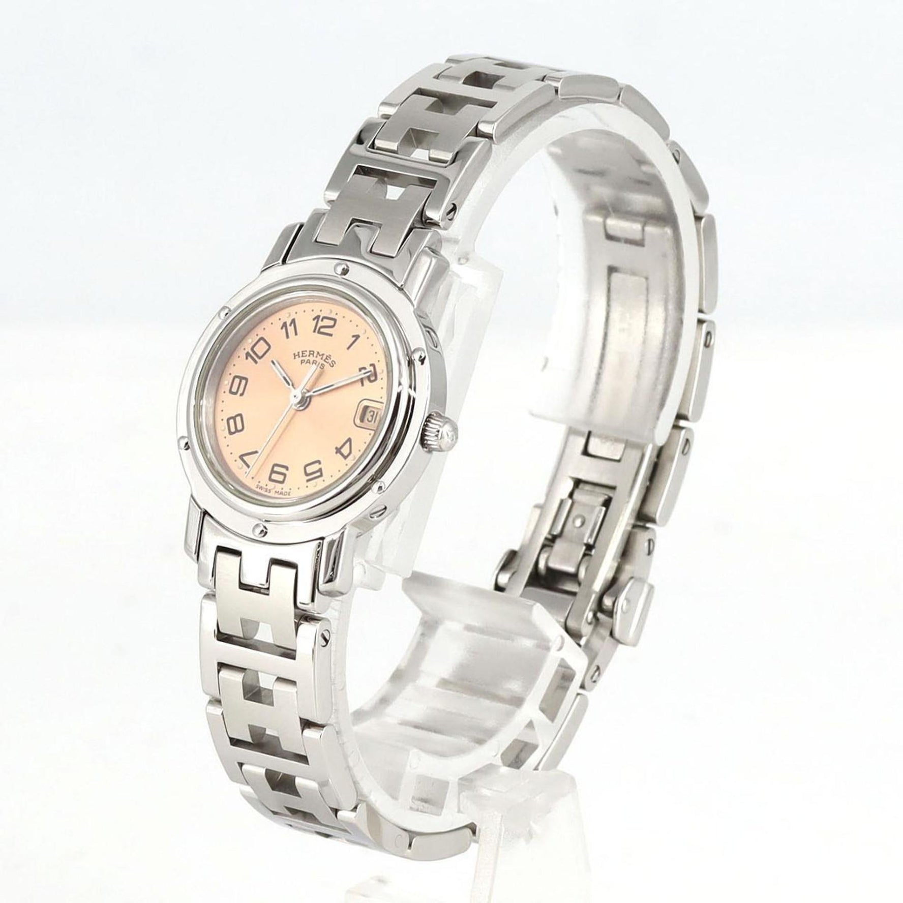 Hermes Clipper SS Quartz Watch