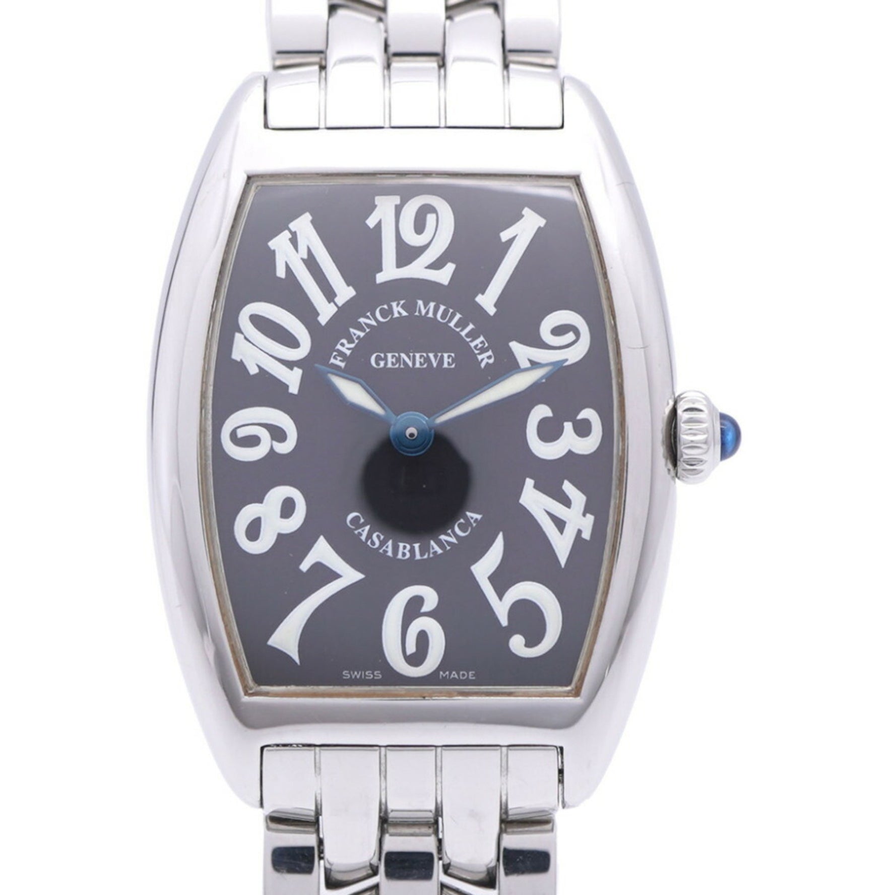 Franck Muller Casablanca 1752 Quartz Watch Stainless Steel Black Dial 0133FRANCK MULLER Ladies