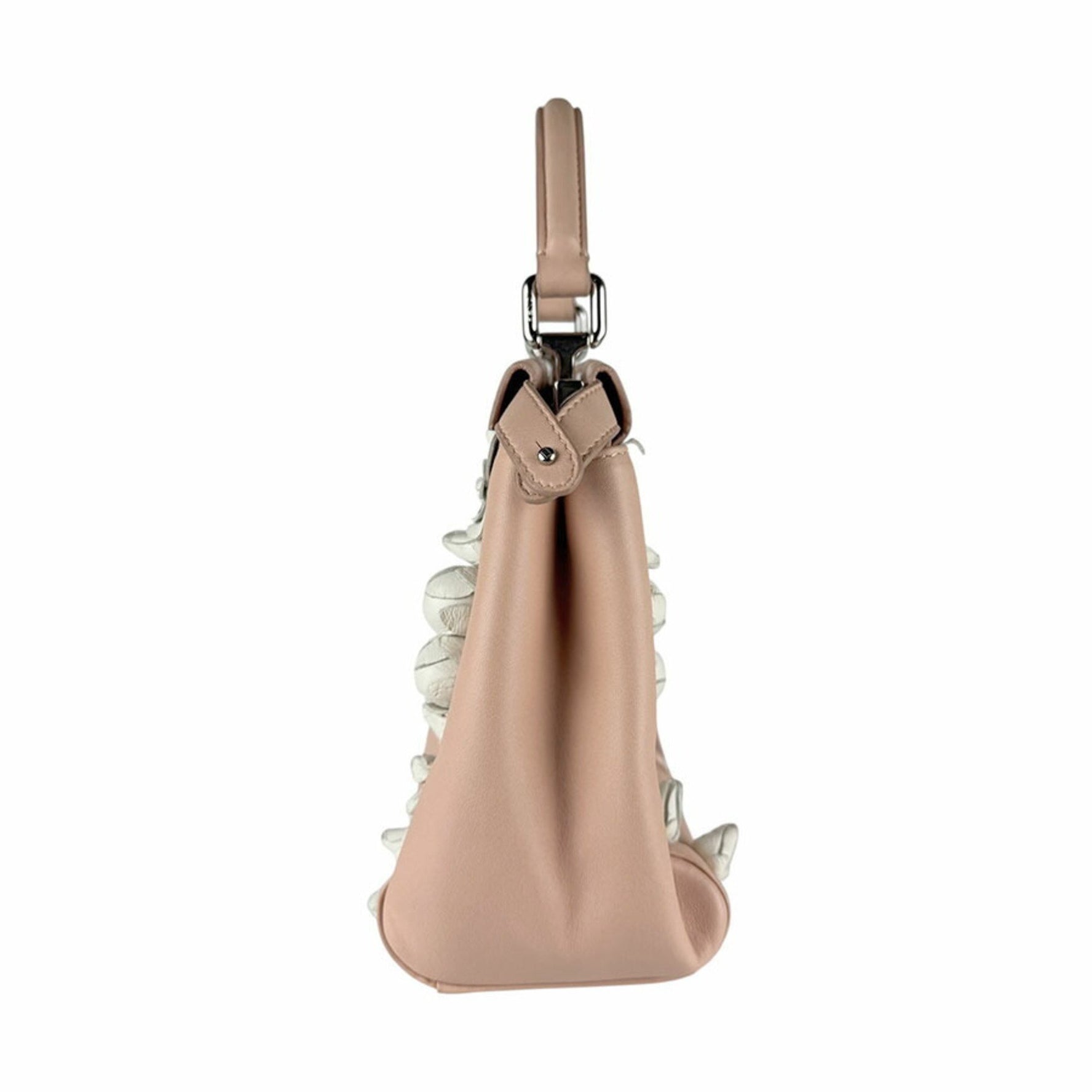 Fendi Peekaboo Mini Leather Shoulder Bag