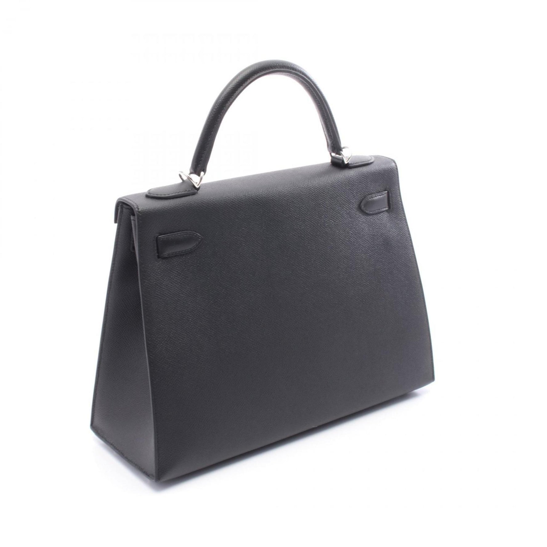 Hermes Kelly 32 handbag, Epsom leather, women's, black