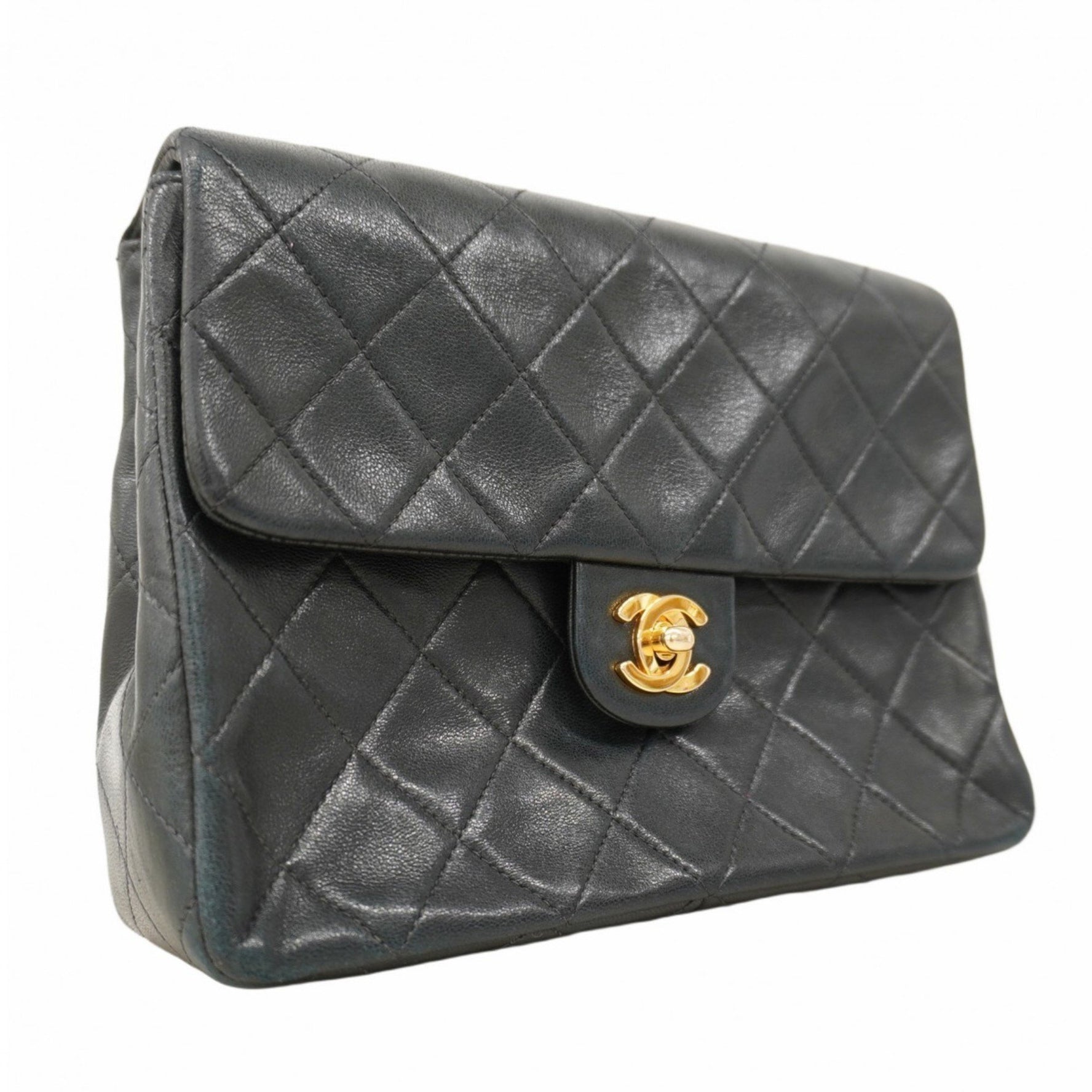 Chanel Matelasse Shoulder Bag with Chain Bag, Lambskin